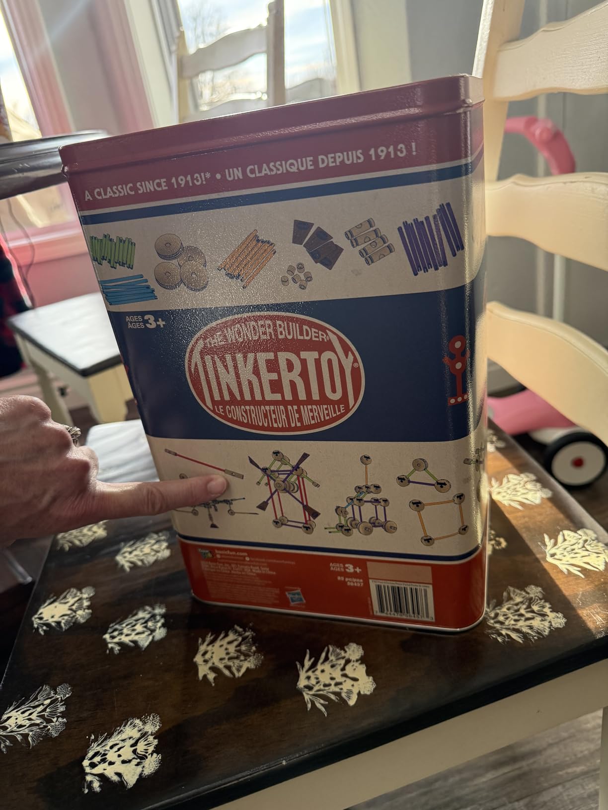 Tinkertoy Retro Building Set Tin - 85 Pieces customer photo 2