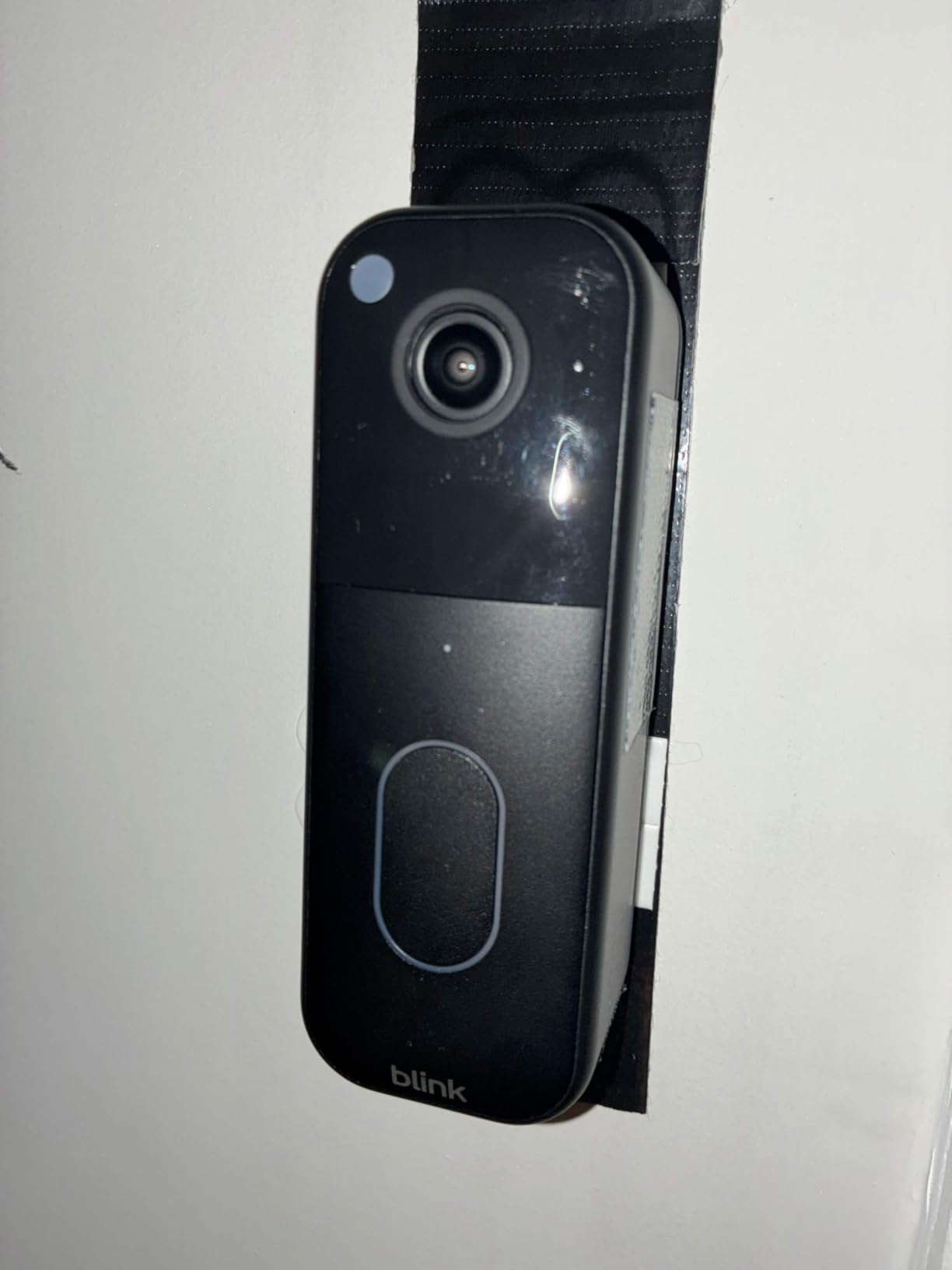 Blink Video Doorbell - Head-to-toe HD view, two-year battery life, and simple setup. Sync Module Core included - System (Black) customer photo 2