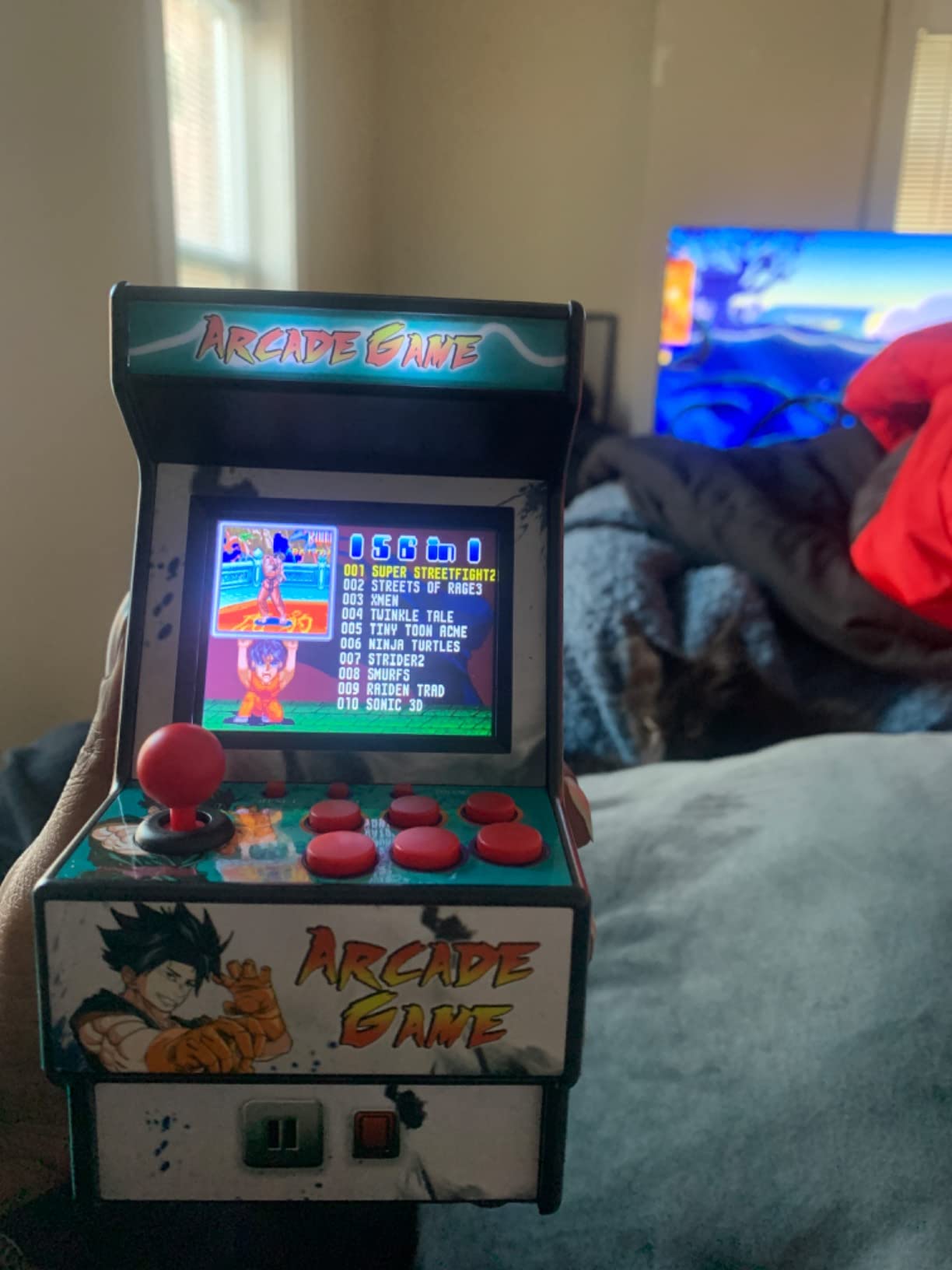 Handheld Game Console, Built in 216 Classic Retro Games, 2.8-inch Screen customer photo 1