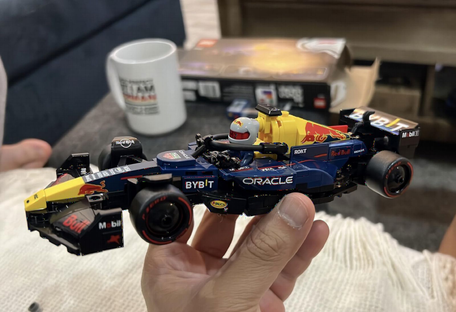 LEGO Speed Champions Oracle Red Bull Racing RB20 F1 Race Car Model Kits - Building Set for Adults, Ages 18+ with Realistic Features - Red Bull F1 DIY Crafts for Display - Gift Idea for Fans - 77243 customer photo 1