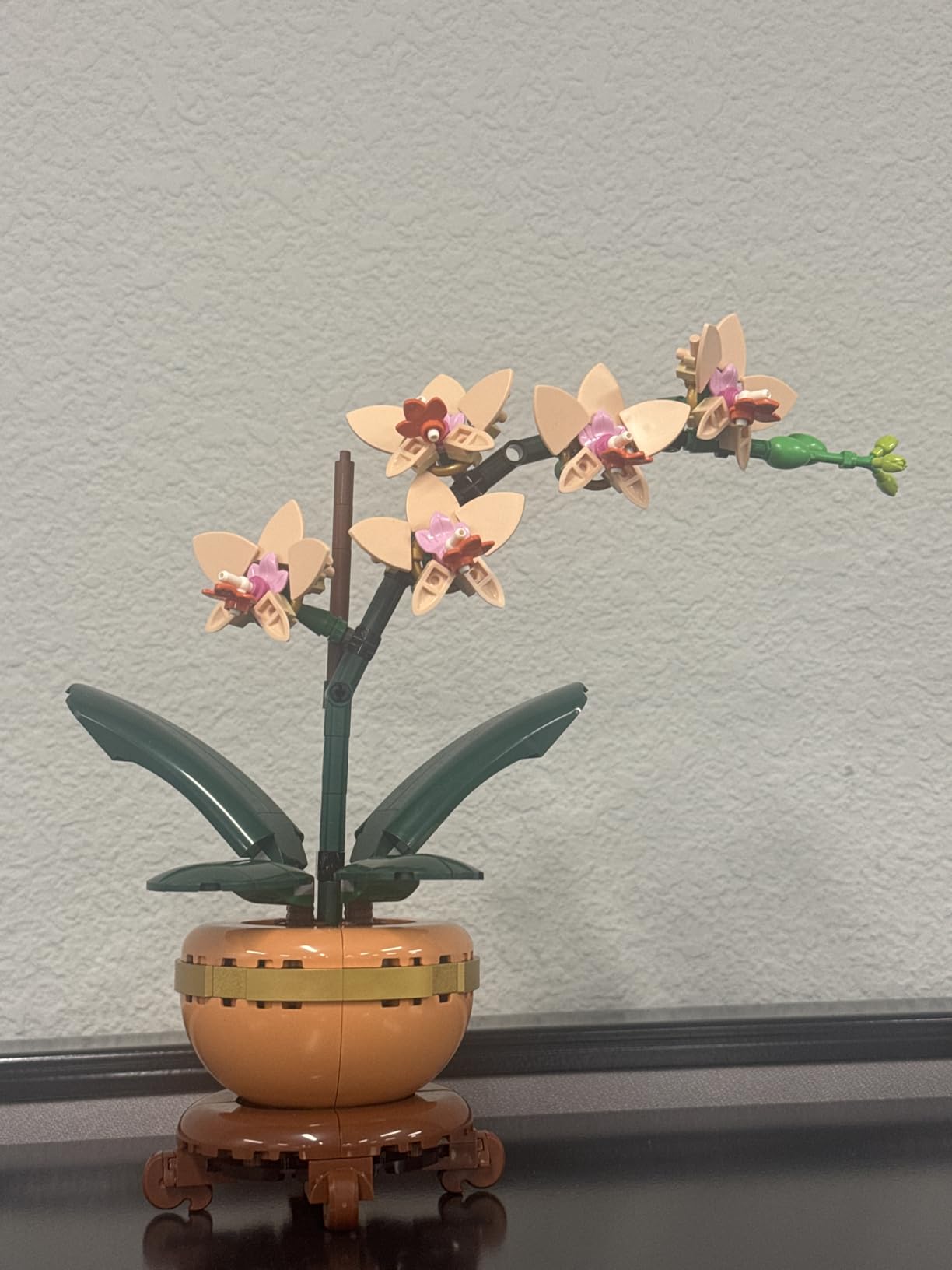 LEGO Botanicals Mini Orchid Building Set - Artificial, Fake Orchid for Home Decor, Adults Ages 18+ - Gift for Birthdays - Indoor Plant Decorations for Table, Desk, Office - 10343 customer photo 2