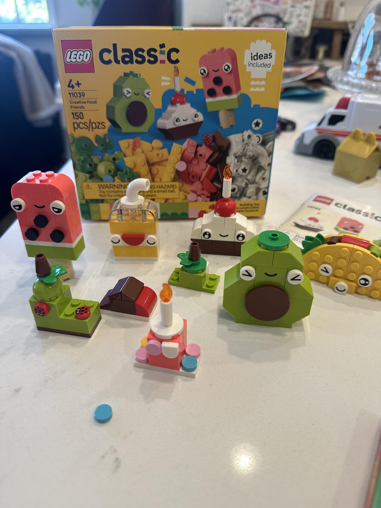 LEGO Classic Creative Food Friends Building Toy Set - Pretend Play Food for Kids, Boys and Girls, Ages 4+ - Learning and Educational Toy for Preschool - Gift Idea for Birthdays - 11039 customer photo 2
