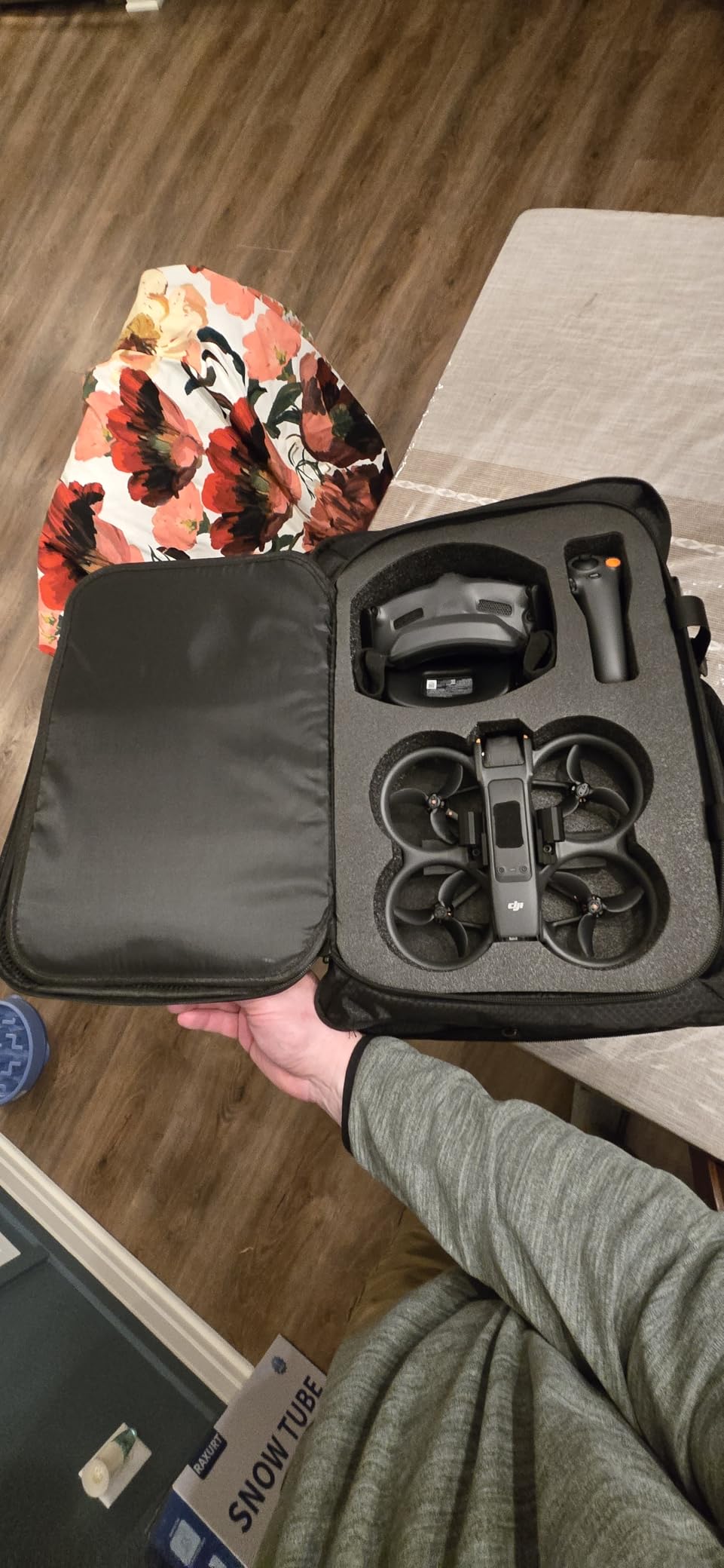 PEKREWS Case for DJI Avata 2, Goggles 3, RC Motion 3, Large Carry On Bag | 40L, Fits 17.3 Inch Laptop, Expandable, Hard Drone Carrying Case, Travel Laptop Backpack, for DJI Avata 2 Fly More Combo customer photo 2