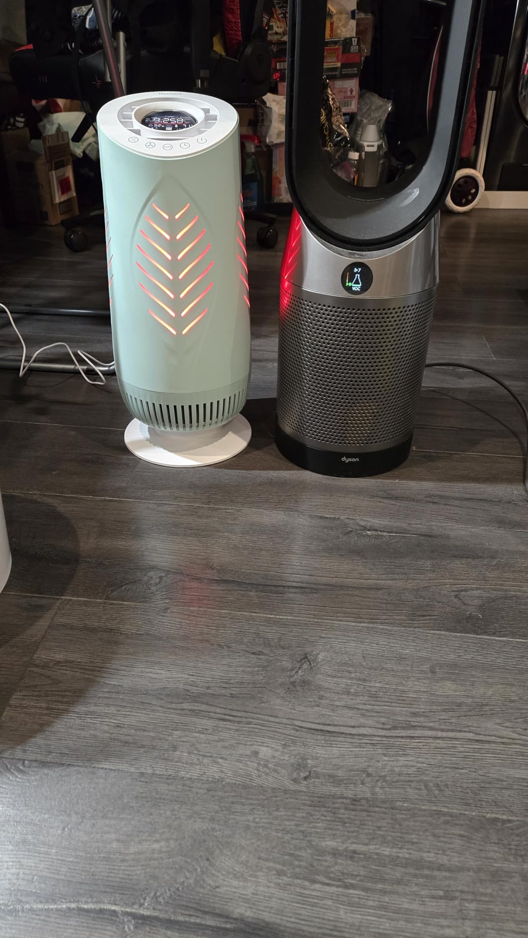 Resiners AirPure Air Purifier with H13 True HEPA Filter for Epoxy Resin | Real-Time TVOC Display, Auto Mode, Real-Time Temp & Humidity Display, Applicable space 151-344 ft²/14-32 m² customer photo 2