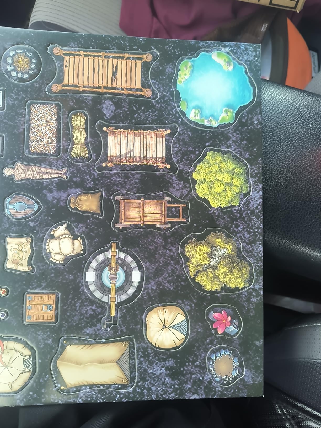 CZYY RPG Starter Set, Foldable Battle Mat, DM Screen, Game Tokens & Dice | 2-Sided Wet & Dry Erase Terrain Map, Scenery Pieces & Marker Pens, DND Starter Accessories, Gift for Player & Dungeon Master customer photo 1