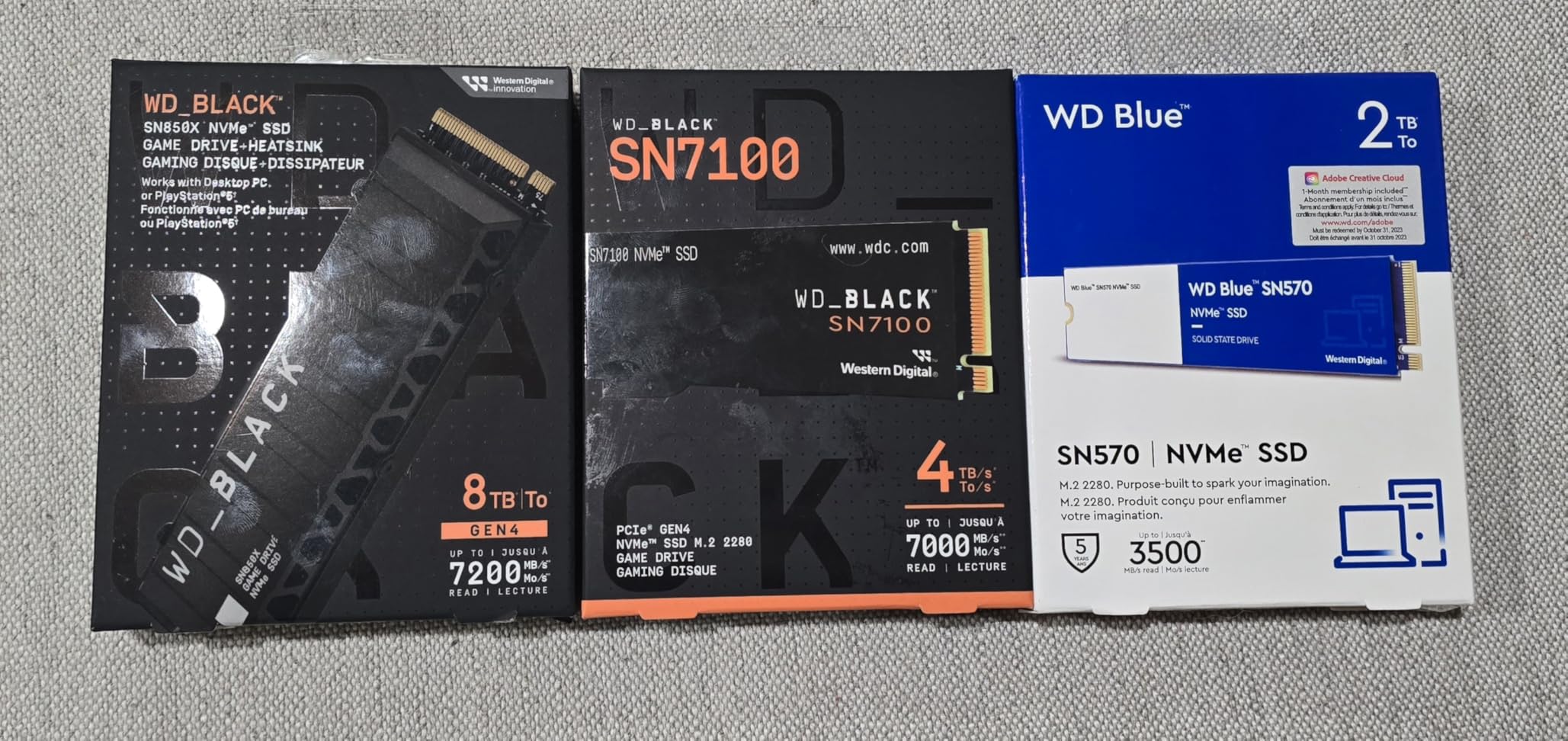 WD_Black SN7100 2TB NVMe SSD - Gen4 PCIe, Up to 7,250 MB/s Read (WDS200T4X0E) customer photo 1