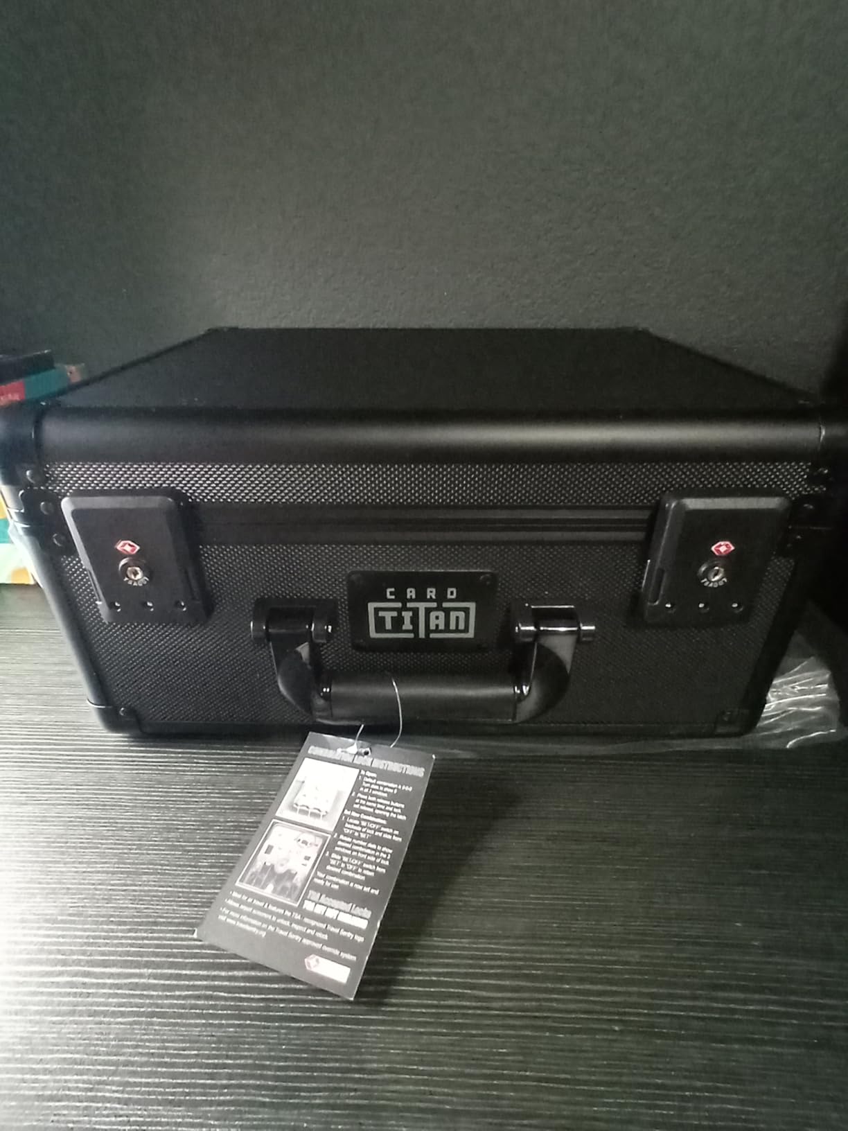 Card Titan Vault Trading Card Storage Box - Lockable Sports Cards Hard Case with Spring-Loaded Pushers (3 Row) customer photo 2