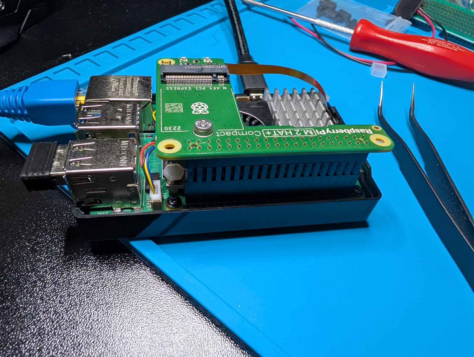 RasTech Raspberry Pi 5 Kit 8GB RAM with Pi 5 Case, Active Cooler, Screwdrive and Pi 5 8GB Board Included customer photo 1