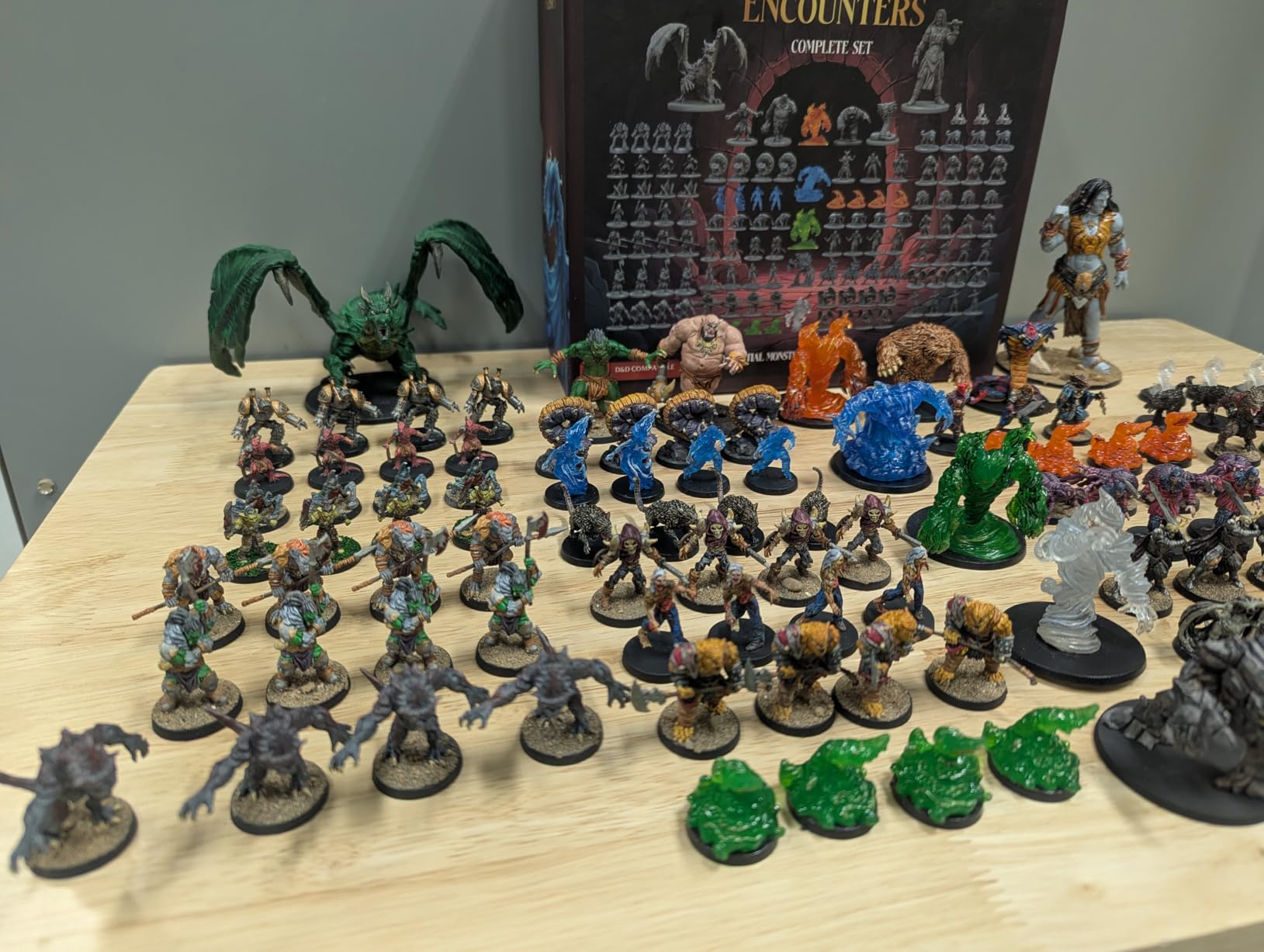 Classic Encounters - 125 Iconic DND Miniatures Bulk Monsters, Unpainted 28mm DND Minis customer photo 1