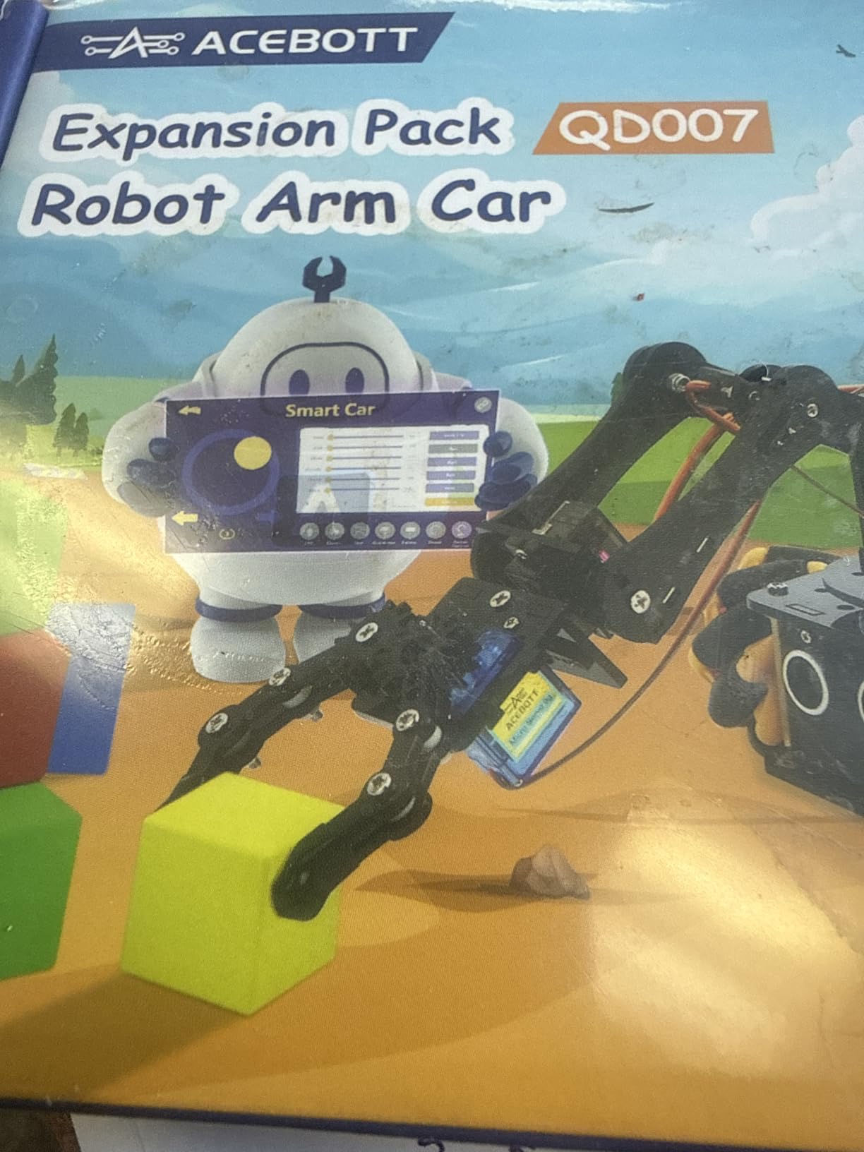 Robotics for Kids Ages 12-16, ACEBOTT 4 in 1 Smart Robot Arm with 5DOF + Tank Car, STEM Toys Coding Kit Compatible with Arduino & Scratch, App & Remote Control, for Kids & Teens customer photo 2