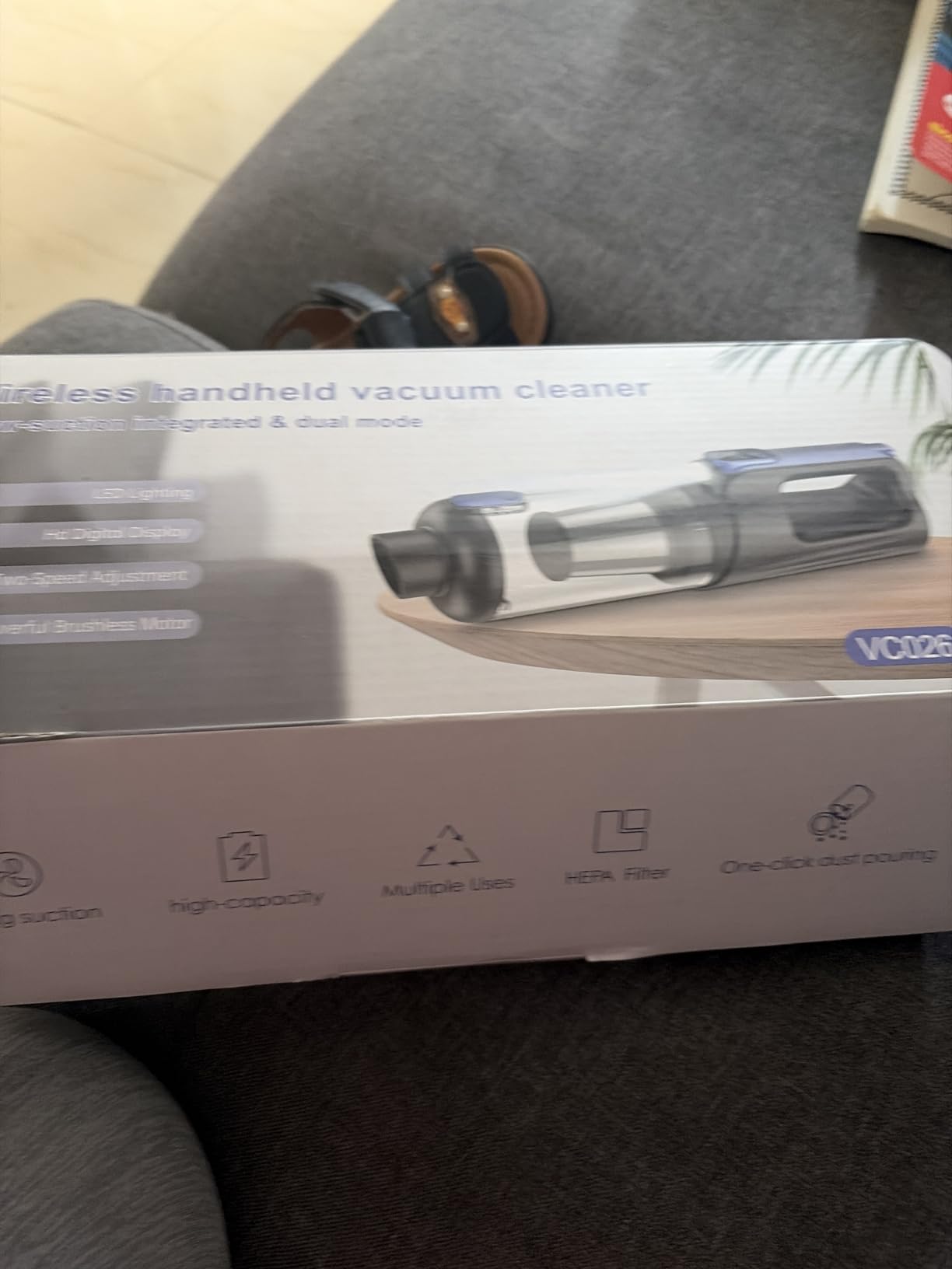 MONOZEL Car Vacuum Portable Cordless, 18000Pa 2 in 1 Vacuum Cleaner&Air Duster, 130W Brushless Motor Handheld Vacuum Cordless with 7800mAh Battery, LED Light, Multi-Nozzles for Car, Home, Office, Pet customer photo 2