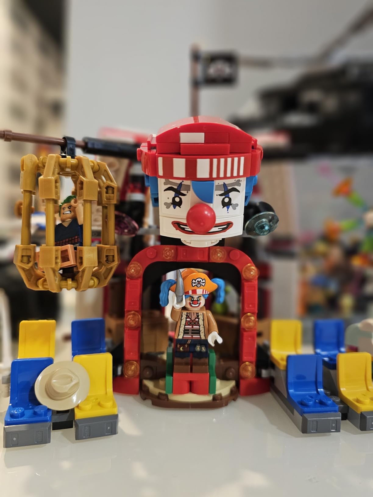 LEGO ONE PIECE Buggy the Clown's Circus Tent Building Blocks - Creative Building Toy for Boys & Girls, 8+ - 4 Toy Figures & Playset for Pretend Play - Gift Idea for Birthdays & Anime Fans - 75637 customer photo 1