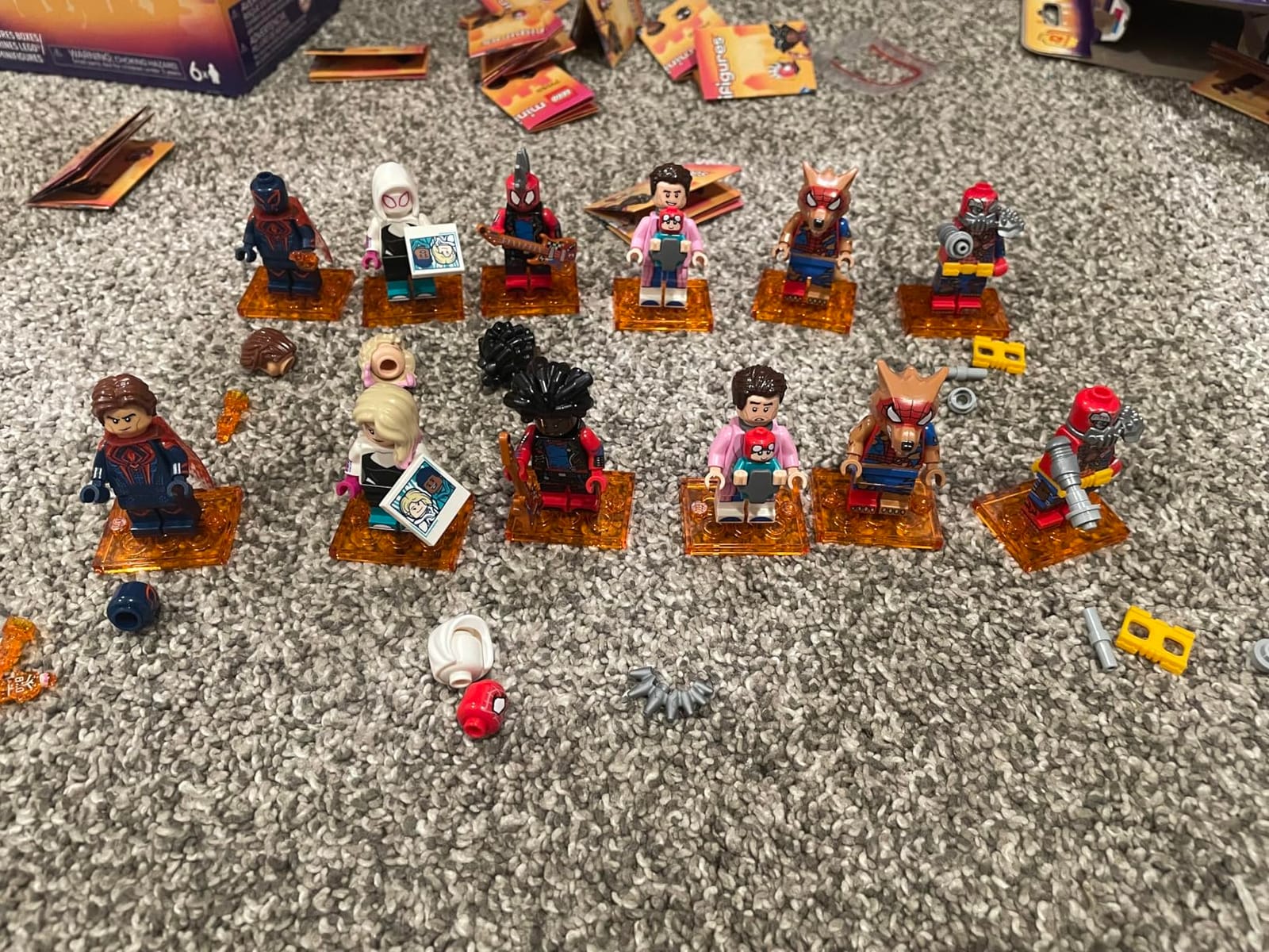 Minifigures Spider-Man: Across The Spider-Verse 6 Pack - Spider-Man Toys for Boys & Girls, Ages 5+ customer photo 2