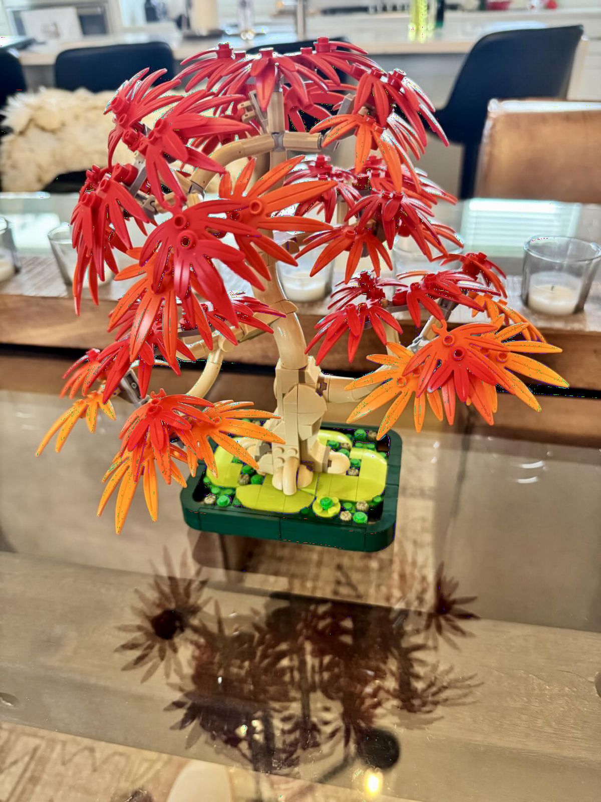 LEGO Botanicals Japanese Red Maple Bonsai Tree Building Kit for Adults 18+ - Unique Home Decor DIY for Room or Office - Housewarming Gift Idea for New Home - Plant Decor for Desk or Bookshelf- 10348 customer photo 1