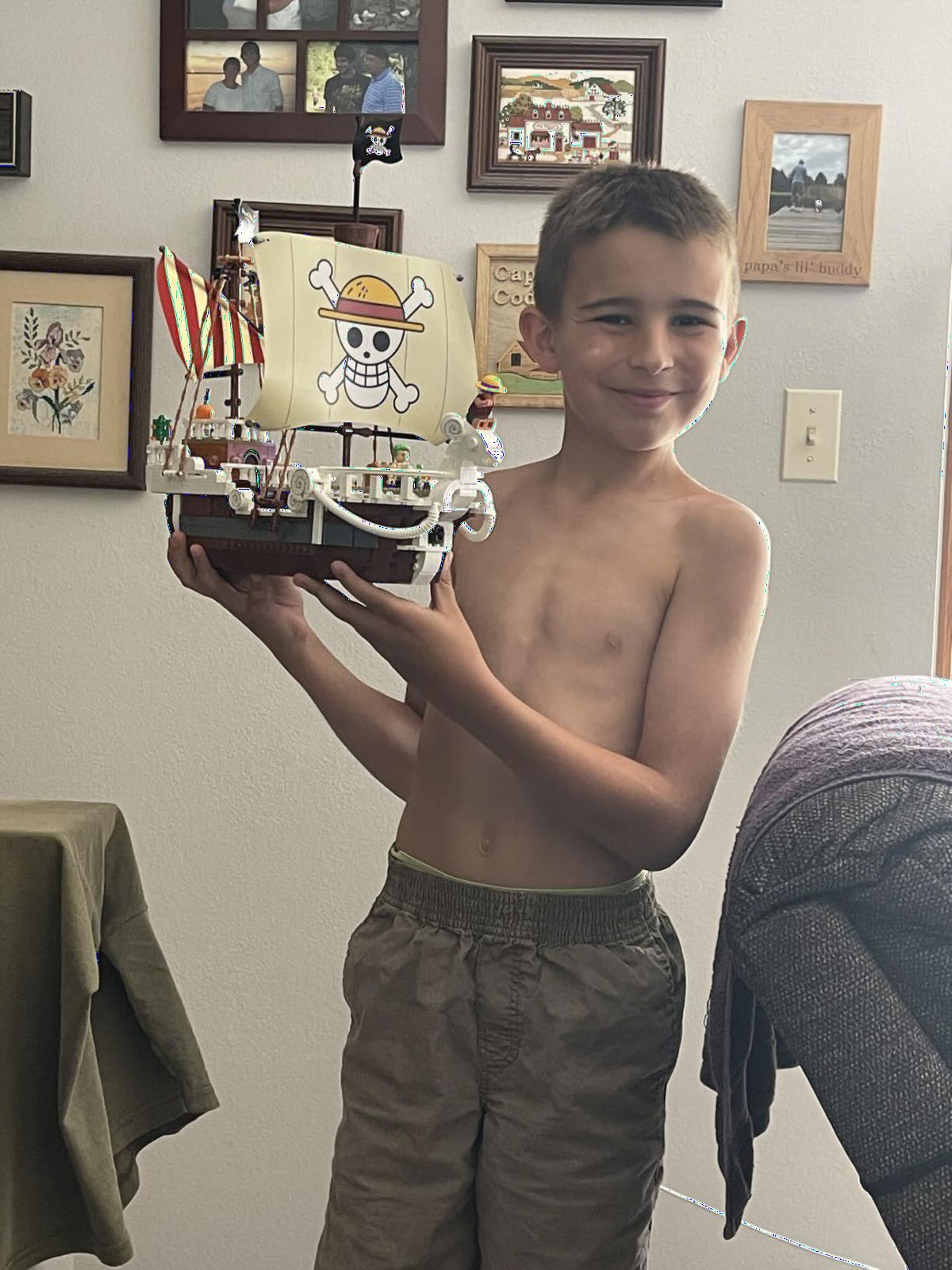 LEGO ONE PIECE The Going Merry Pirate Ship Building Blocks - Pretend Play Adventure Toy for Boys & Girls, 10+ - Straw Hat Crew Toy Figures & Playset for Anime Fans - Gift Idea for Birthdays - 75639 customer photo 1