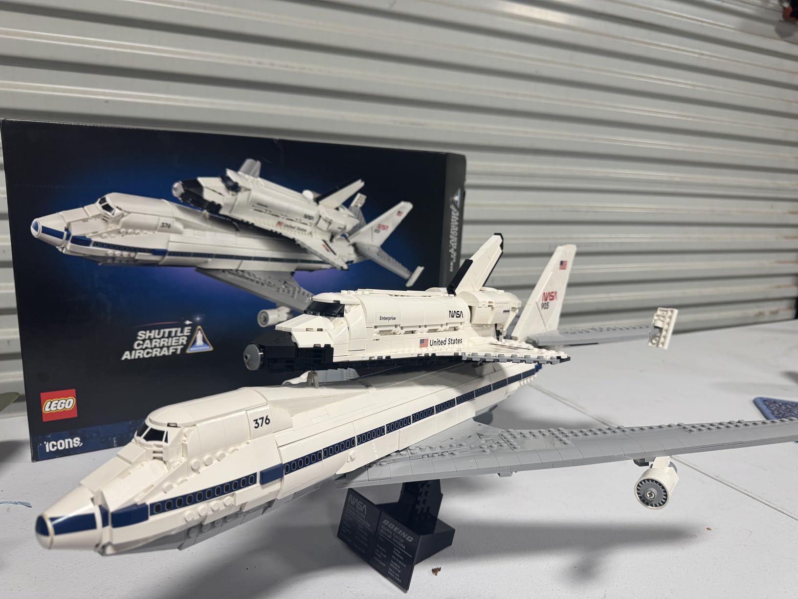 Icons Shuttle Carrier Aircraft Building Set for Adults - Spaceship & Airplane Model Kit for Adults, Ages 18+ - Air & Space Decor - Gift for Birthdays - 10360 customer photo 1