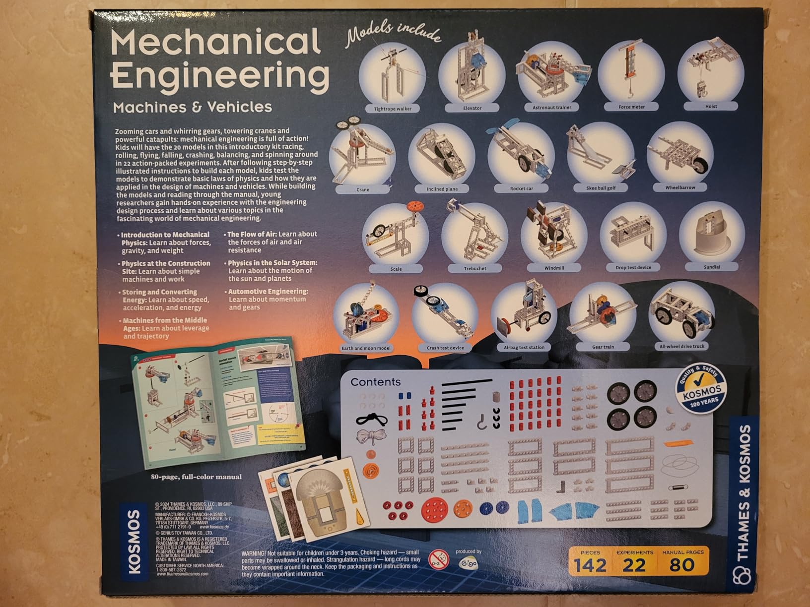 Thames & Kosmos Mechanical Engineering: Machines & Vehicles STEM Experiment Kit | Build 20 Mechanical Models, Explore Physics of Force & Motion | Hands-on, Introductory Science Learning for Ages 8+ customer photo 1
