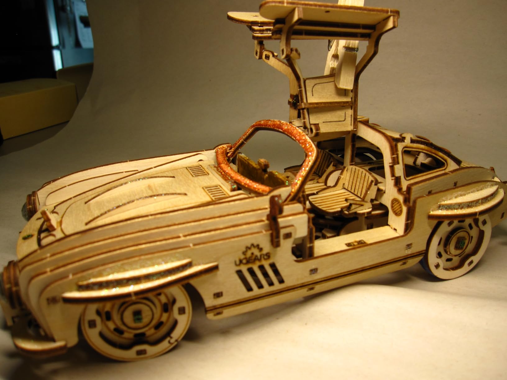 UGEARS UGT-24 Endurance Racer 3D Wooden Puzzles for Adults - DIY Model Car Kits 3D Puzzle, Mechanical Wooden Model Kits for Adults to Build, Wood Sports Car Racing Brain Teaser, Hobby Gift customer photo 1
