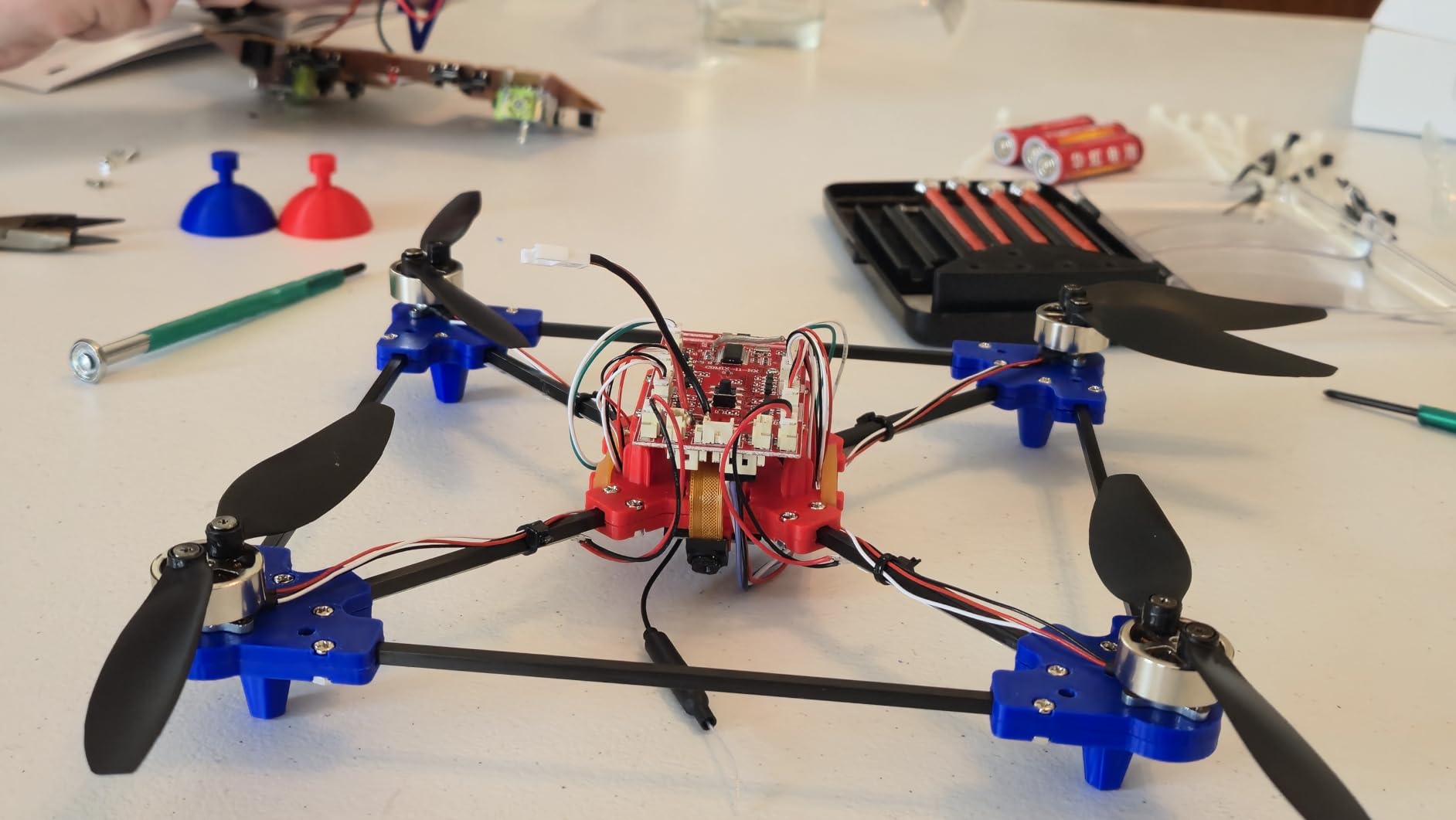 DIY Drone Kit with Brushless Motor & Dual Camera - STEM Building Project with Optical Flow Hovering, 360° Flips, One-Click Controls for Beginners to Learn Drone Engineering customer photo 1