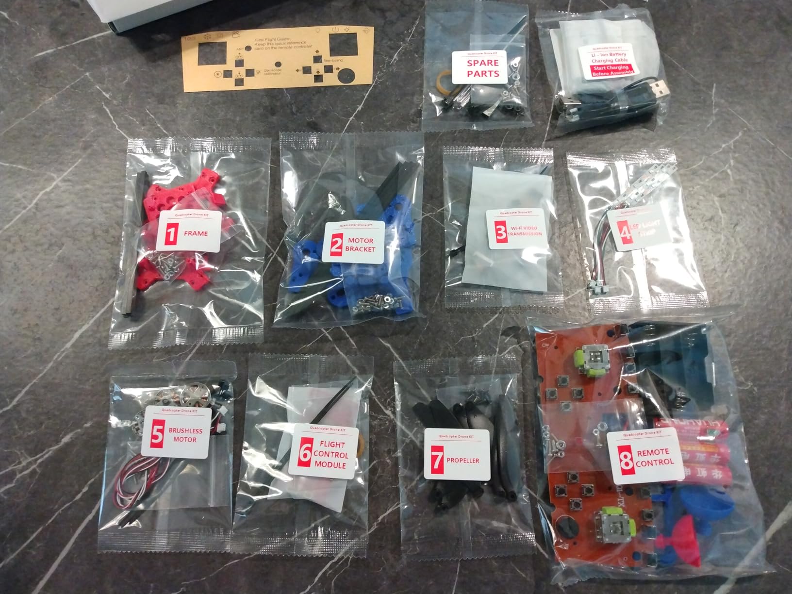DIY Drone Kit with Brushless Motor & Dual Camera - STEM Building Project with Optical Flow Hovering, 360° Flips, One-Click Controls for Beginners to Learn Drone Engineering customer photo 2