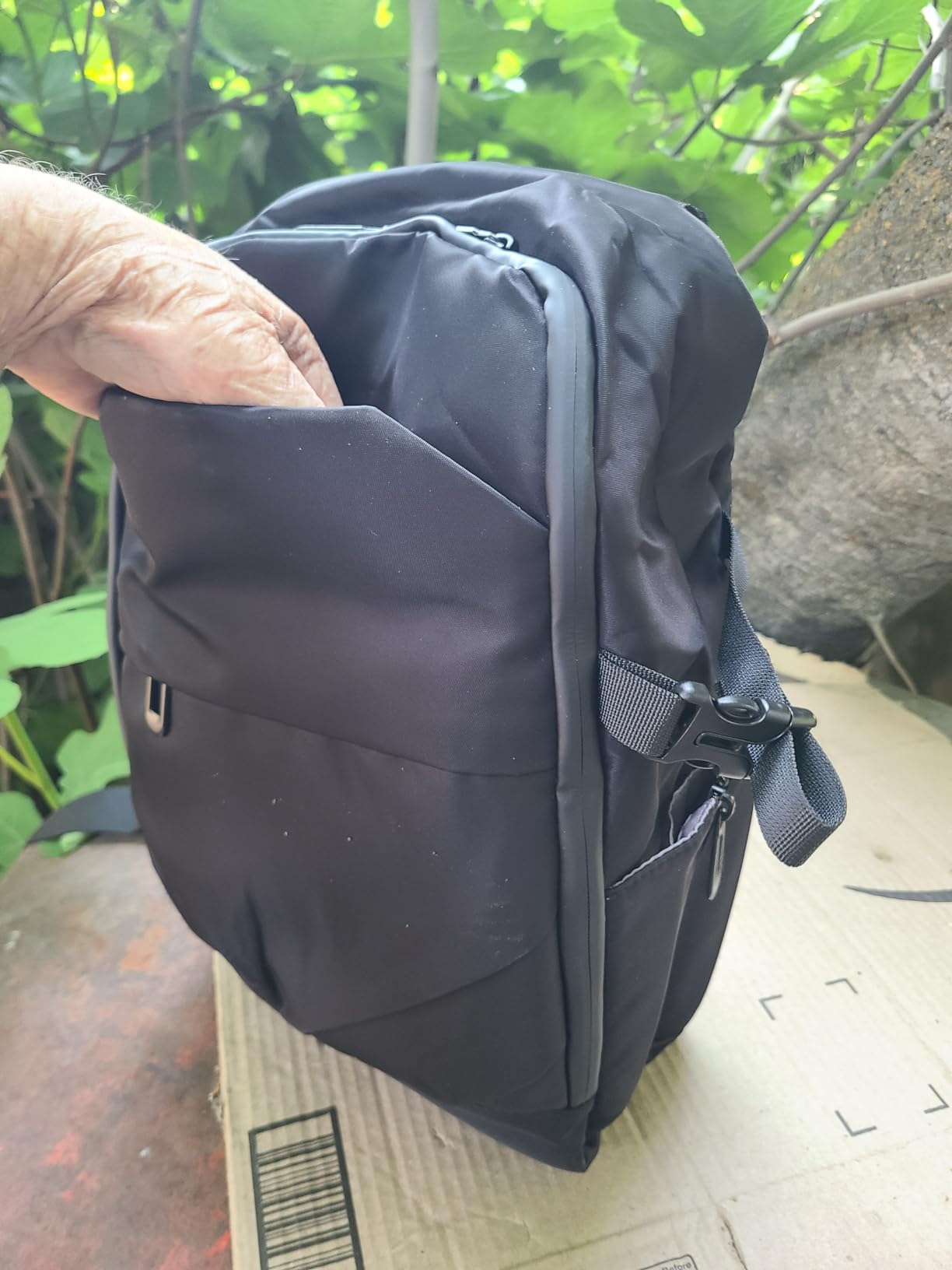 TAAOKA Camera Sling Bag for Photographer - Waterproof Crossbody Camera Bag with Fast Access Pockets, Thick Shockproof Photography Backpack with Tripod Holder, DSLR camera bag for Nikon/Sony/Canon customer photo 2