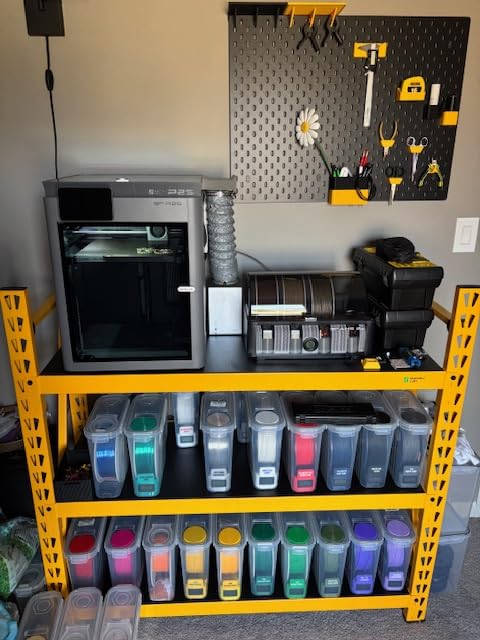 Ventilation System for Bambu Lab A1 & A1 Mini Enclosure, Works with Bambu Lab P2S/P1S/H2D, Fume & Odor Extractor for 3D Printers, 5-Stage Filtration, Activated Carbon + HEPA Filter, 3 Speeds, V1 customer photo 1