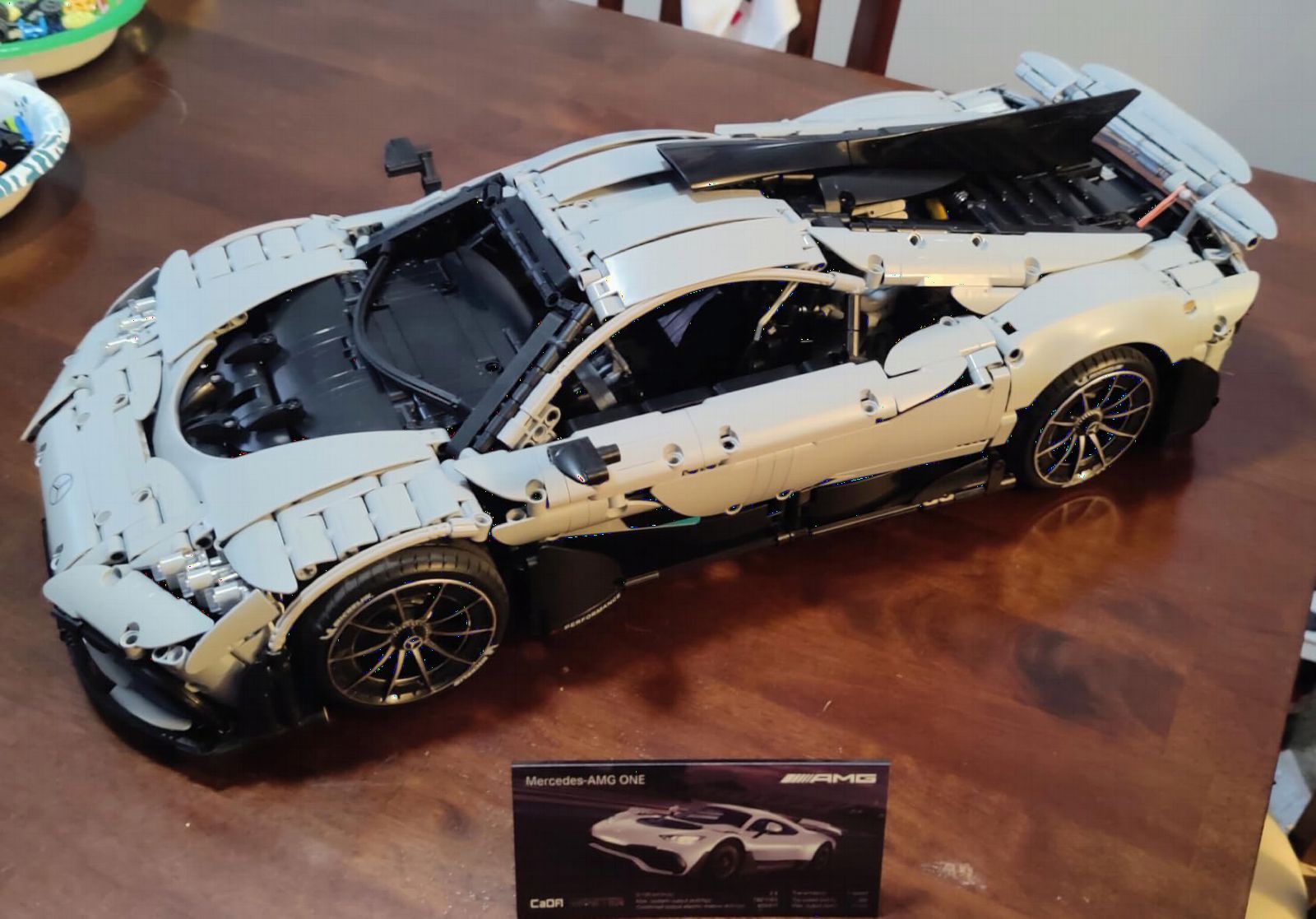 C61503W Mercedes-AMG ONE Building Block Set, 1:8 Mercedes AMG Speed Champion Brick Model with Ejection Start Gameplay, Super Car Collection Toy Sets for Adults (3295PCS) customer photo 1