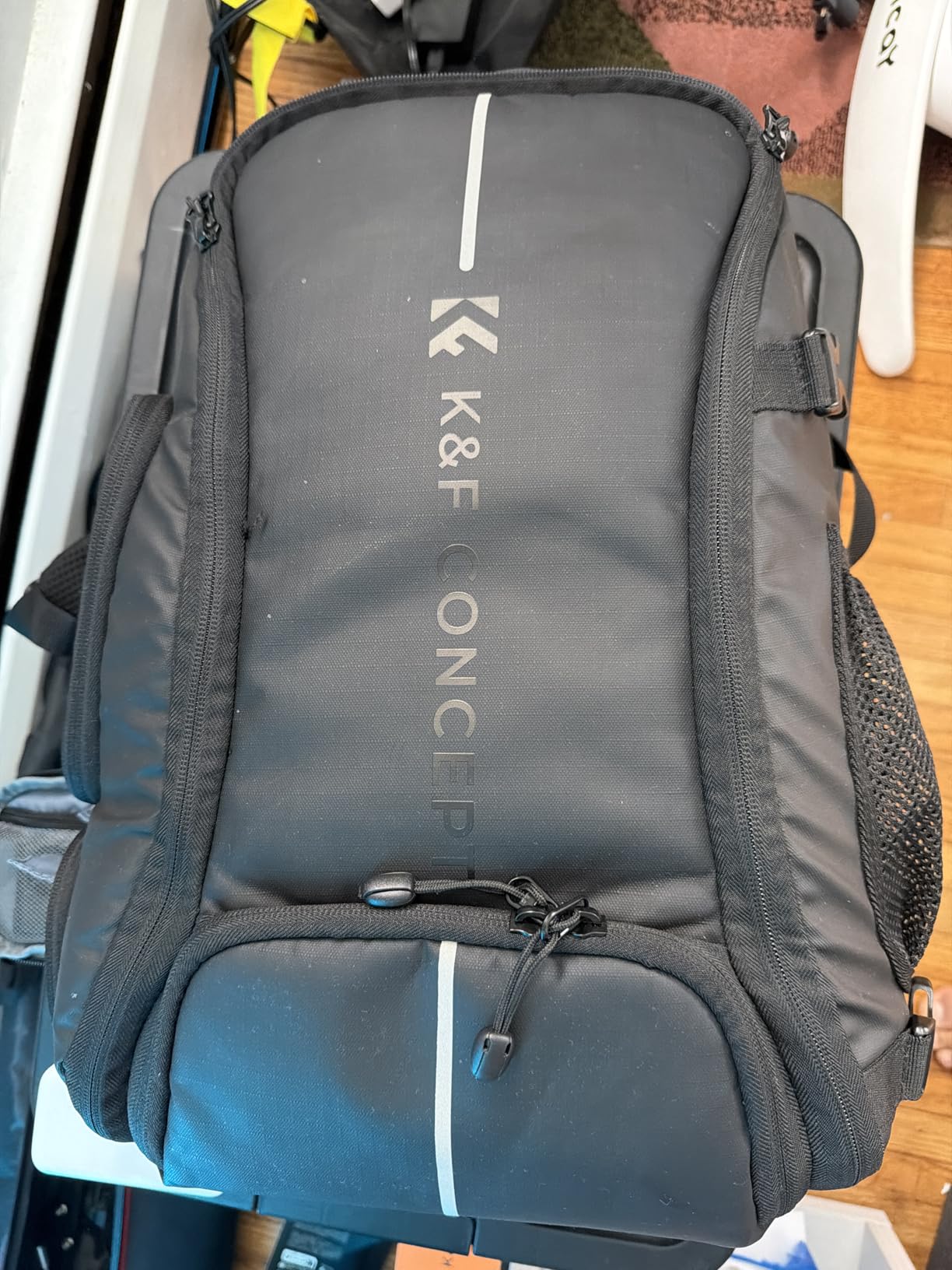 K&F CONCEPT Camera Backpack, 25L Large Capacity Camera Bag for Photographers | Raincover, 15.6 Inch Laptop Compartment, Compatible for Canon/Nikon/Sony/DJI Mavic Drone, B10 customer photo 1