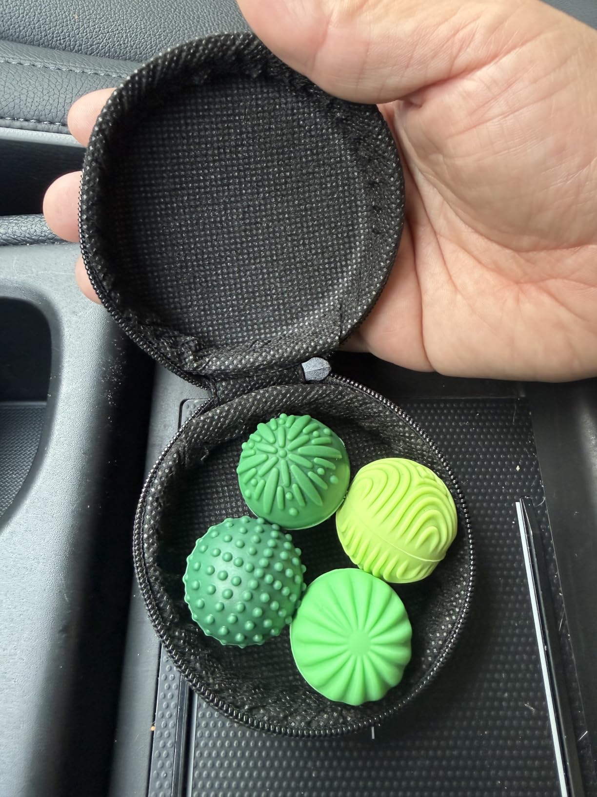 luckdoor Silicone Magnetic Balls Fidget Toys for Adults & Teens,4PCS Stress Relief Sensory Toys for Autism ADHD Anxiety,Fun Textures Gadgets,Office Desk Toy,Stocking Stuffers for Men Women Teen Gifts customer photo 1