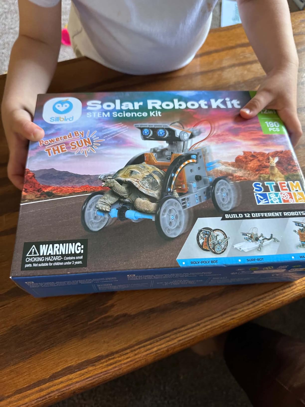 Sillbird Solar Building Robot Kit, 12-in-1 STEM Gift for Boys Aged 8-14 | Powered by the Sun, Engineering Skills, Birthday Presents for Kids, Learn Through Solar Power Play, 190 Pieces customer photo 2