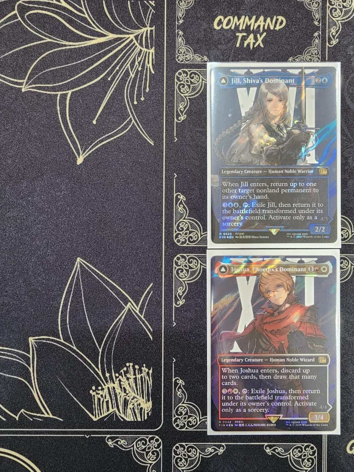 MTG Playmat with Play Zones - Magic Play mat Card Game Mat for Magic The Gathering, Lotus & Basic Lands Design, 24x14 inch, Stitched Edge, Non-Slip Base with Prismatic Playmat Tube-Gold Lotus customer photo 1