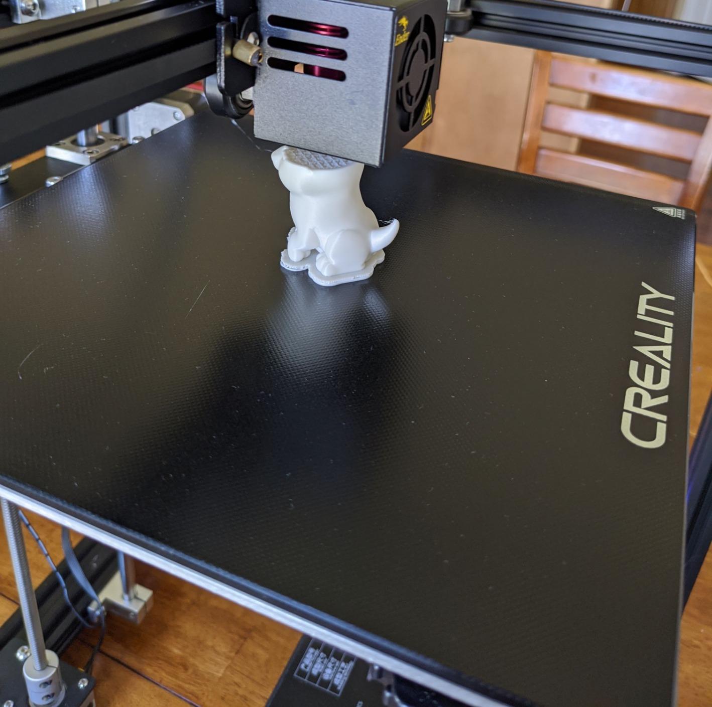 Creality Ender 3 V3 Plus 3D Printer, CoreXZ 600mm/s High-Speed Auto Leveling Direct Drive Extruder Stable Metal Build Tri-Metal Nozzle Ender 3D Printer Large Print Size 11.8x11.8x13.0in customer photo 2