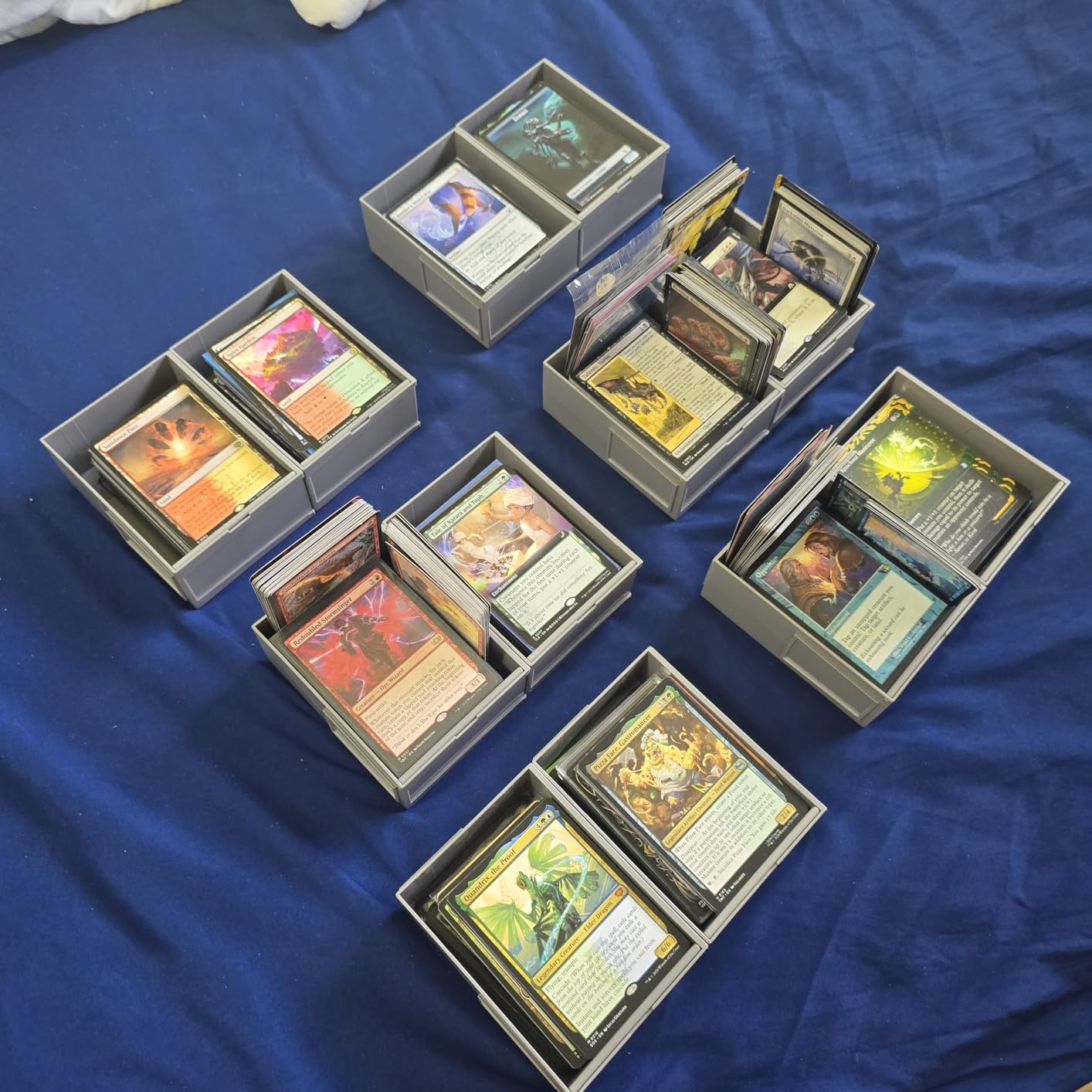 BCW Modular Card Sorting Tray - 2ct | Customizable Display and Storage Grid TCG Sorting Tray | Ideal for Sports Cards, Magic the Gathering, Pokemon, and More customer photo 2