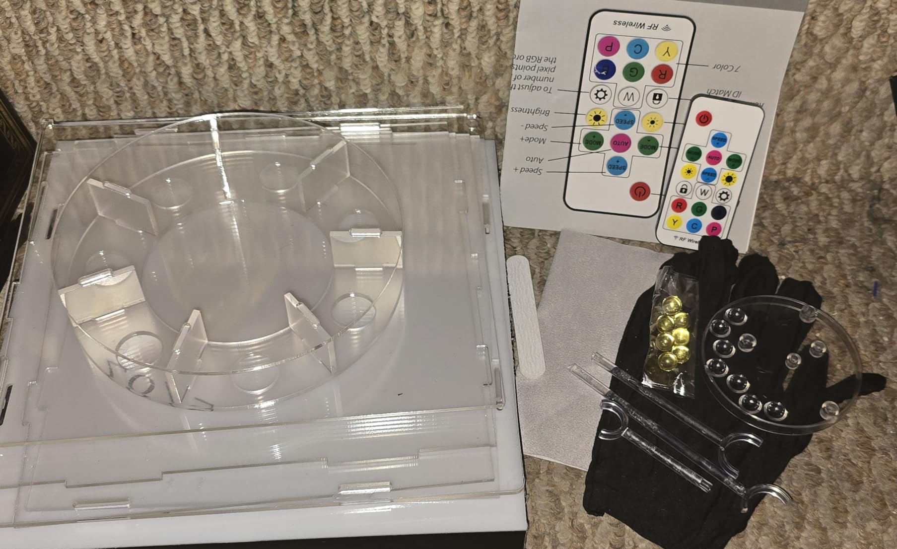 Acrylic Display Case with RGB LED, 5 Tier Clear Figure Display Box | For Action Figures & Collectibles, Dustproof Protection, Clear Acrylic, Tiered Shelves customer photo 1