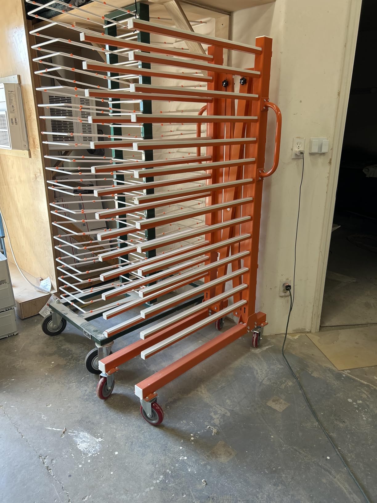 15-Level Paint Drying Rack for Cabinet Doors (Expandable 12