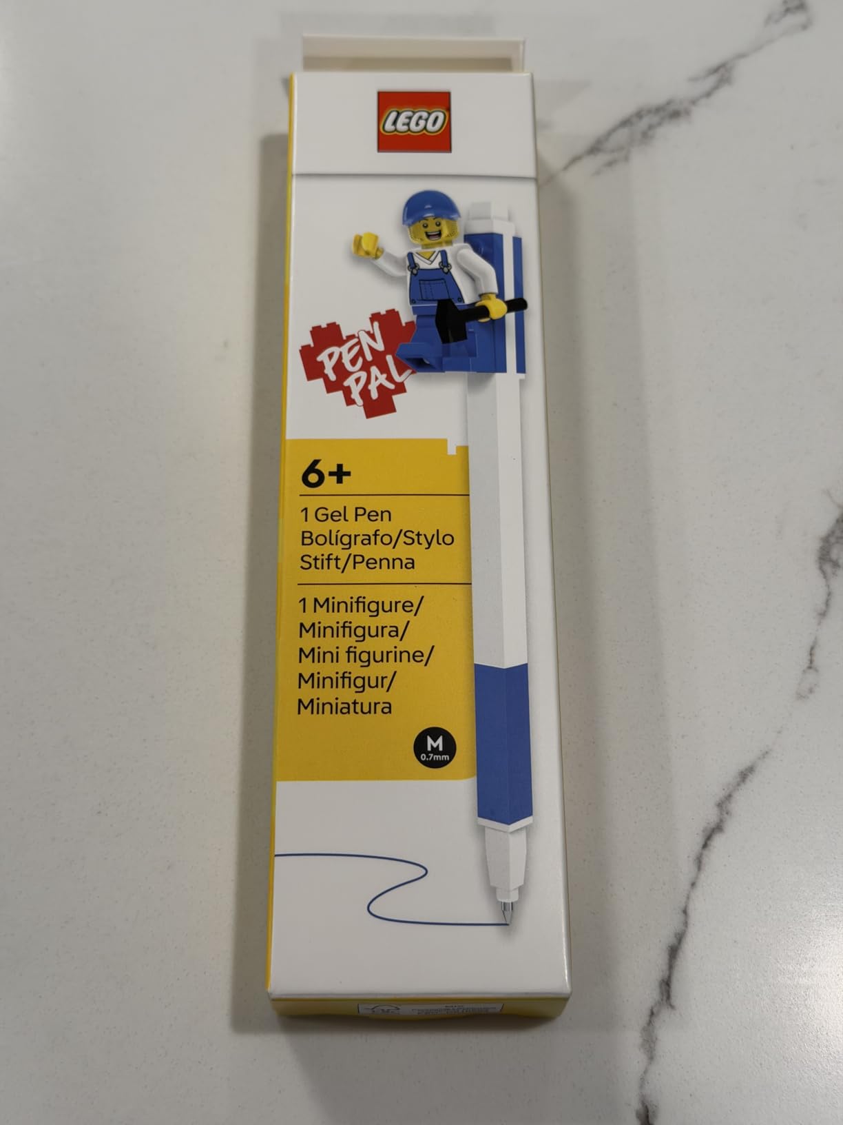 LEGO Pen Pal Gel Pen with Minifigure - Blue (53702) customer photo 1