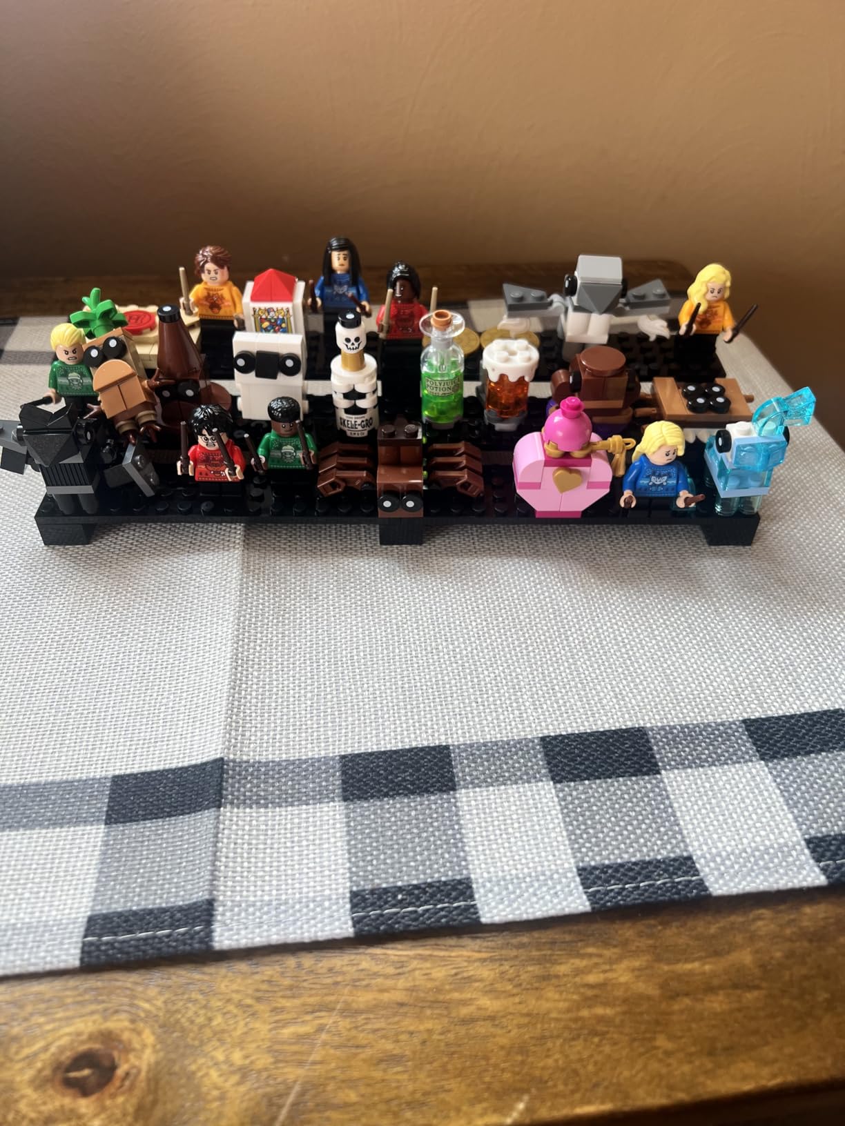 2 Pack Brick Minifigure Display Stand - 3-Tier Display Case for Lego Mini Figures - Holds 66 Figures - Black Stylish Organizer for Collectors customer photo 1