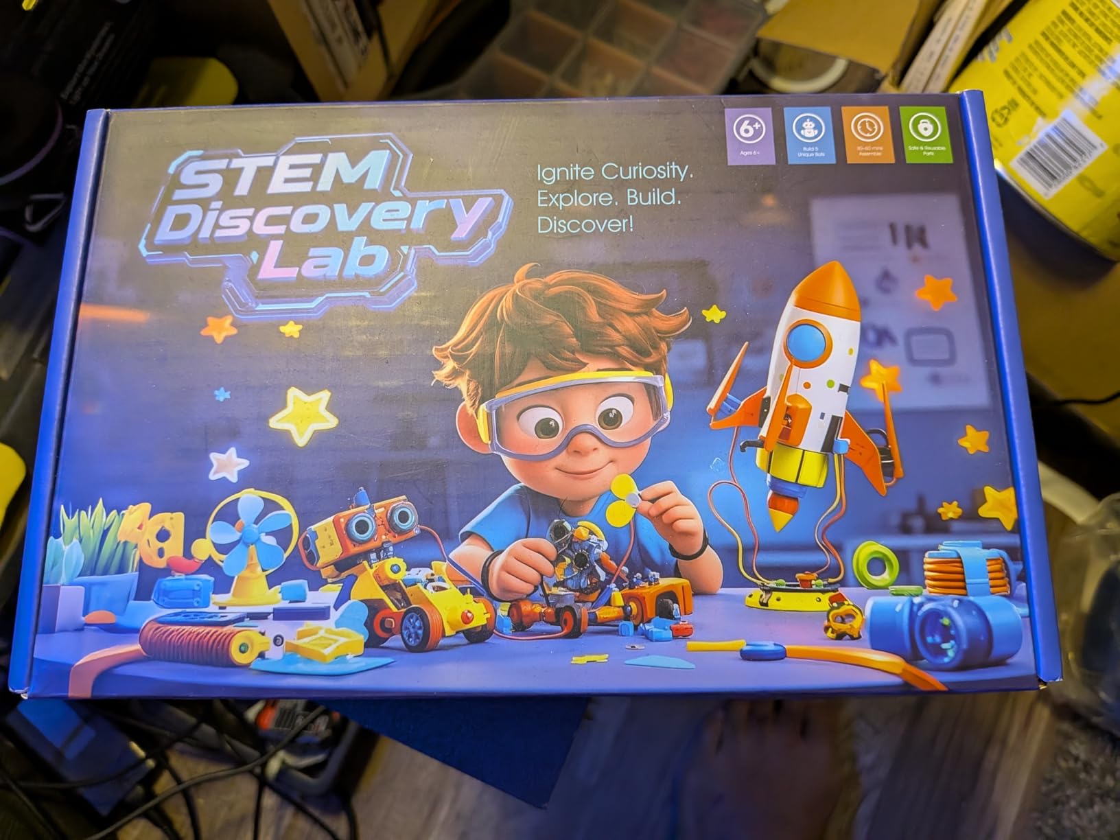 STEM Kits for Kids Ages 6-12, 5-in-1 Robot Building Science Kit for Boys Girls, DIY Robotics Engineering Projects, Educational STEM Toys customer photo 2