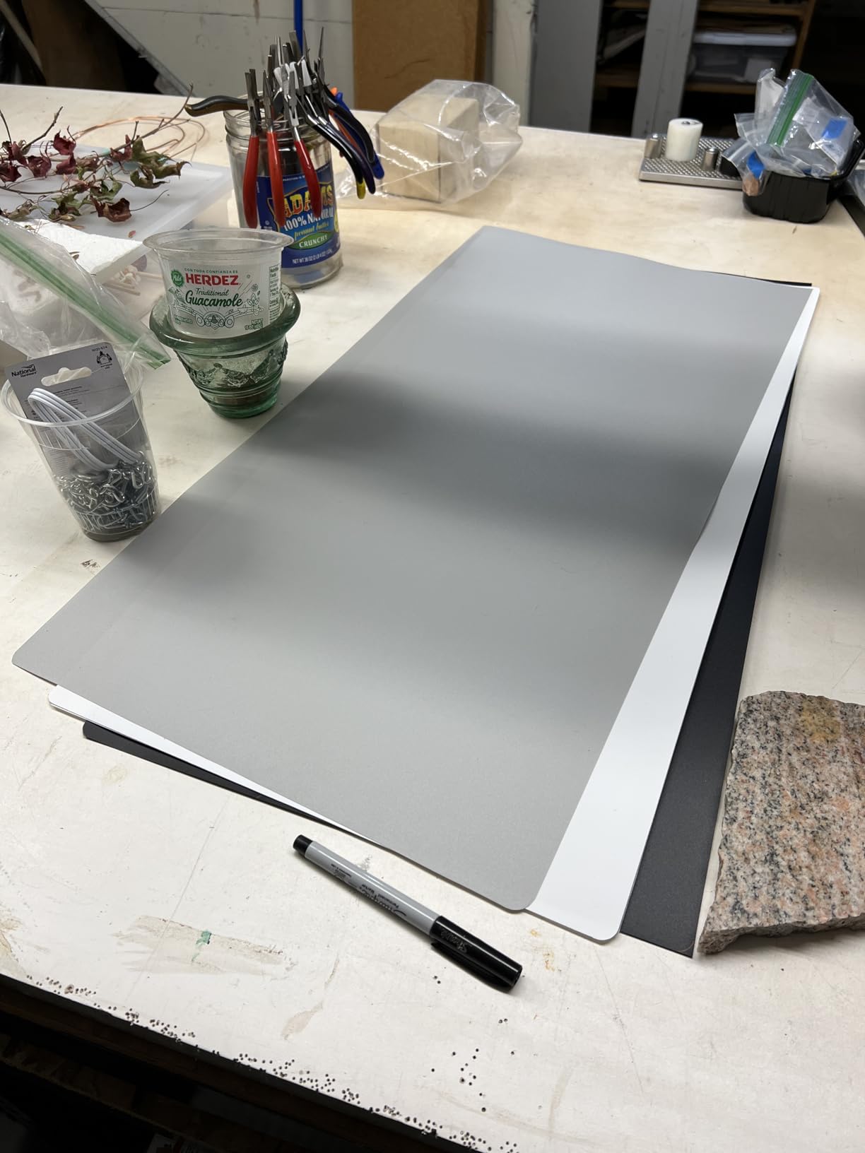 Meking 31.5x59.06 Inch PVC Backdrop, Matte Grey Background for Photography | Vinyl Backdrops for Product Photography,Portrait Shoots and Photo Studio customer photo 1