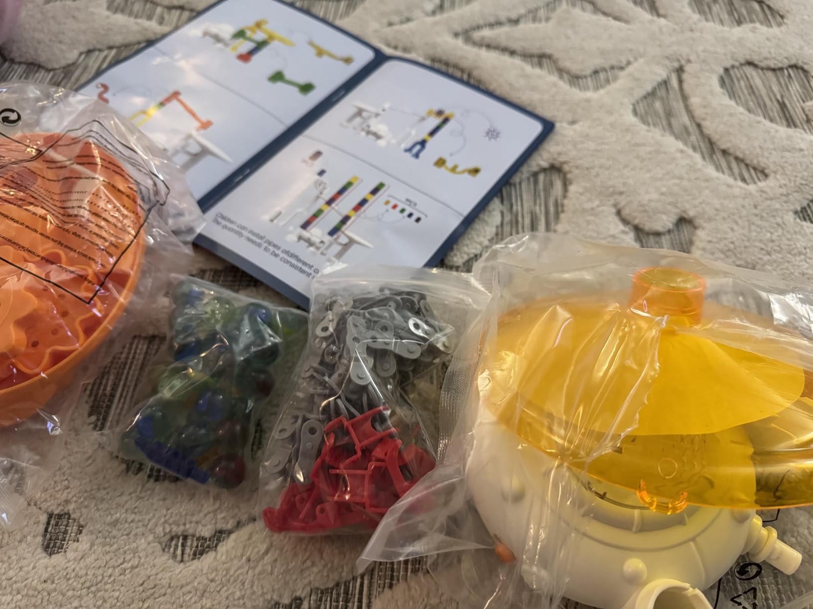 Motorized Marble Run - Marble Runs Stem Toys for Kids 4-8 8-12 - Construction Building Educational Space Toys 5-7 8-10 - Birthday for Boys and Girls customer photo 1