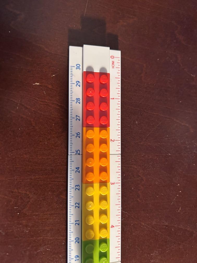 LEGO Buildable Ruler with Construction Worker Minifigure (53709) customer photo 1