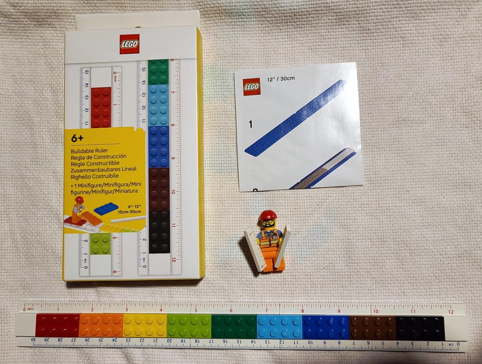 LEGO Buildable Ruler with Construction Worker Minifigure (53709) customer photo 2