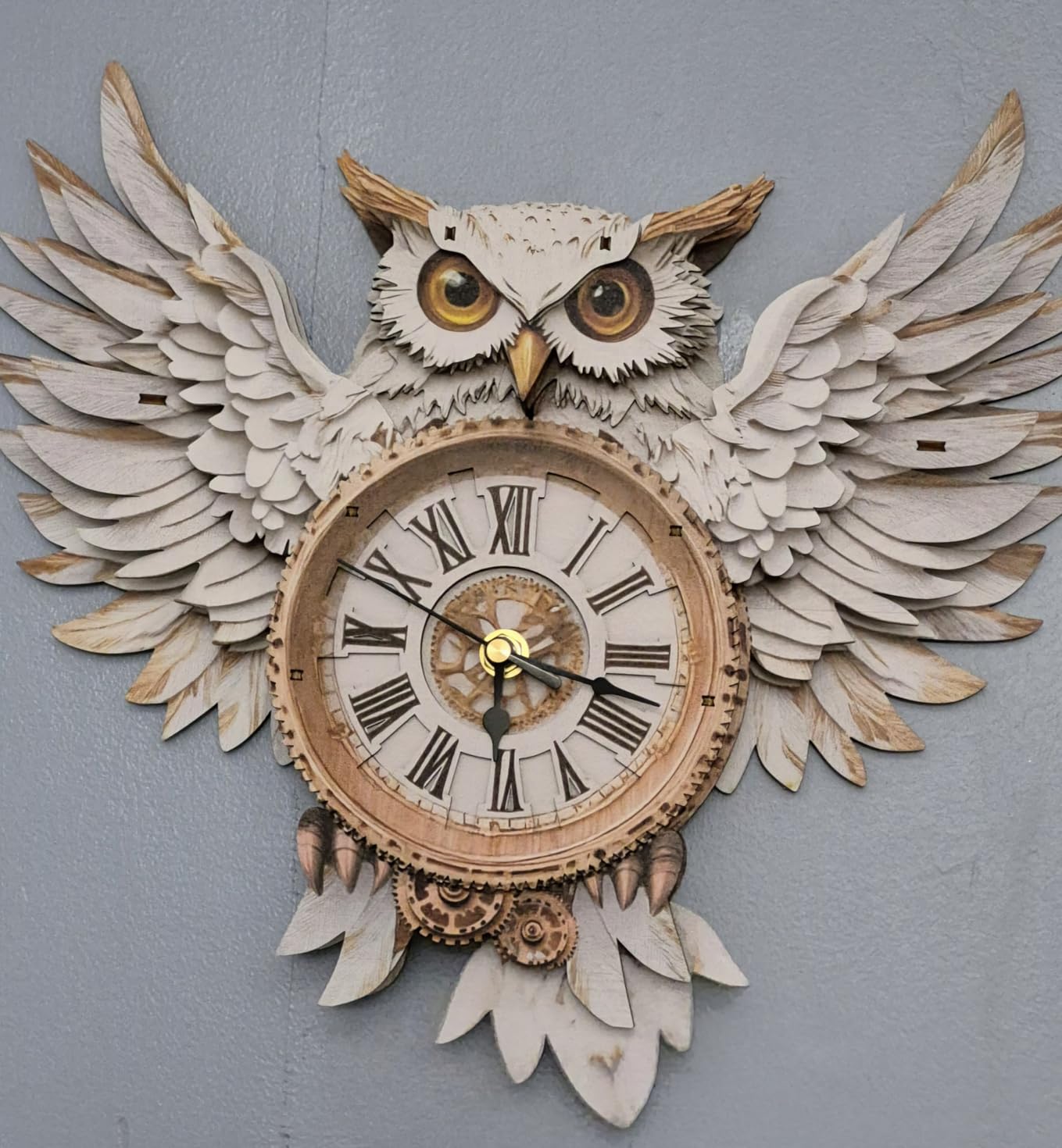3D Puzzles for Adults Clock-Turtle Design Model Kit-Mechanical DIY Pendulum Clock with Roman Numerals-Desk Home Office Decor Personalized Gift for DIY Lovers customer photo 1