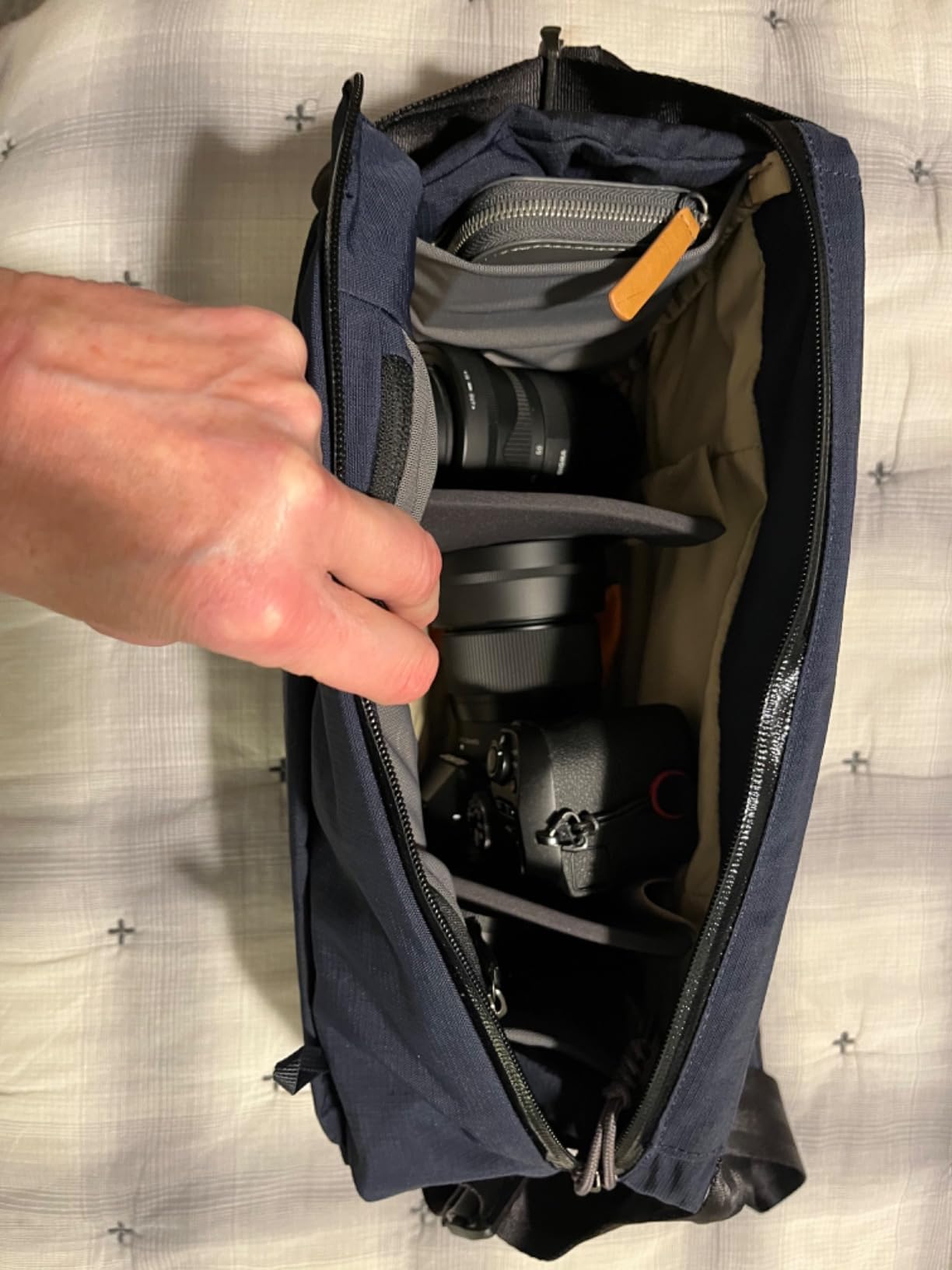 Bellroy Venture Camera Sling, Photography Shoulder Bag - DeepOcean | 10L photography sling bag made to protect and carry your camera gear customer photo 2
