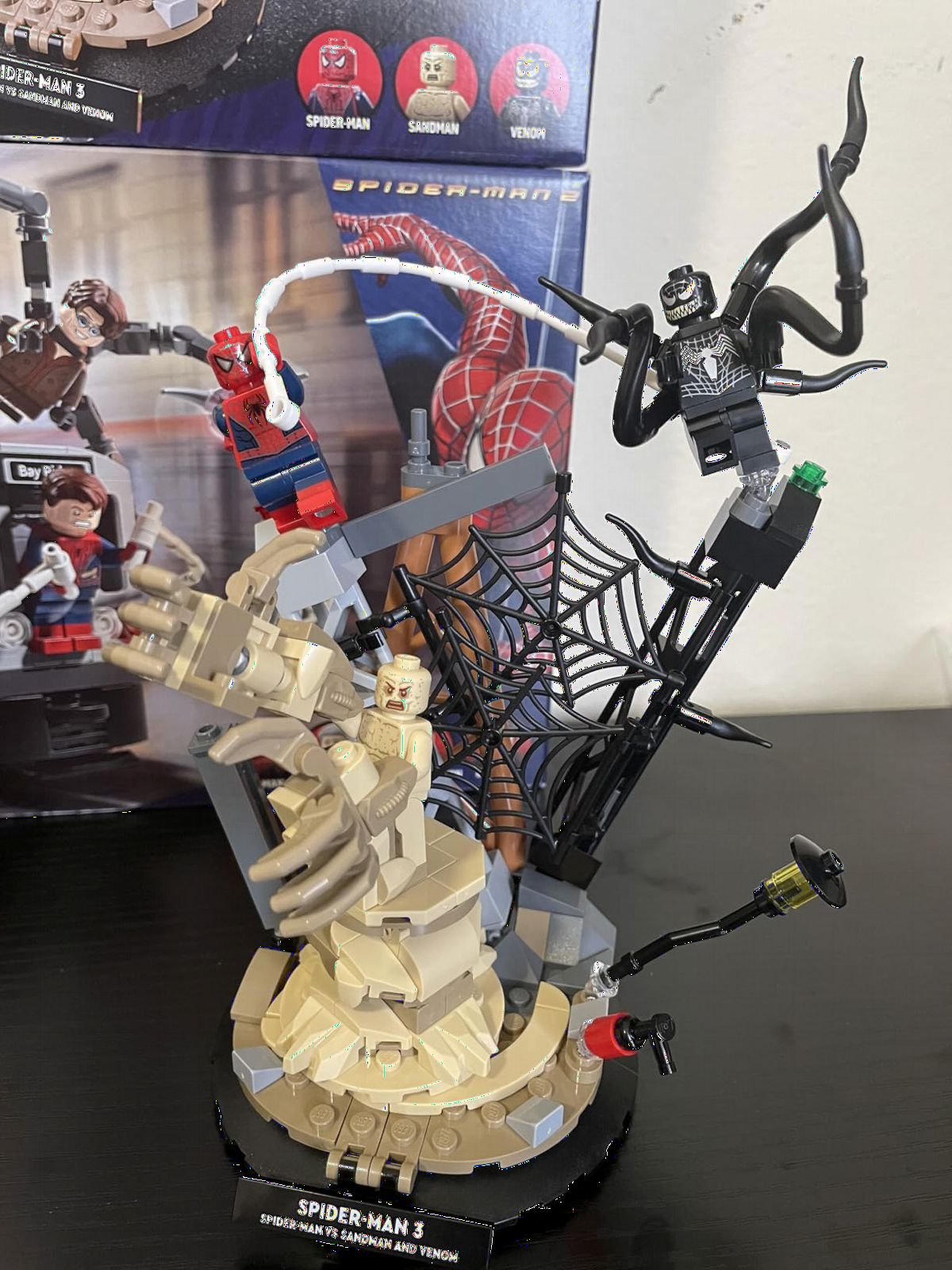 LEGO Marvel Epic Battle: Spider-Man vs. Sandman Building Toy for Boys & Girls - Super Hero Playset W/Venom, Sandman, & Spider-Man Minifigures - Gift Idea for Birthdays - Ages 9+ - 76334 customer photo 2