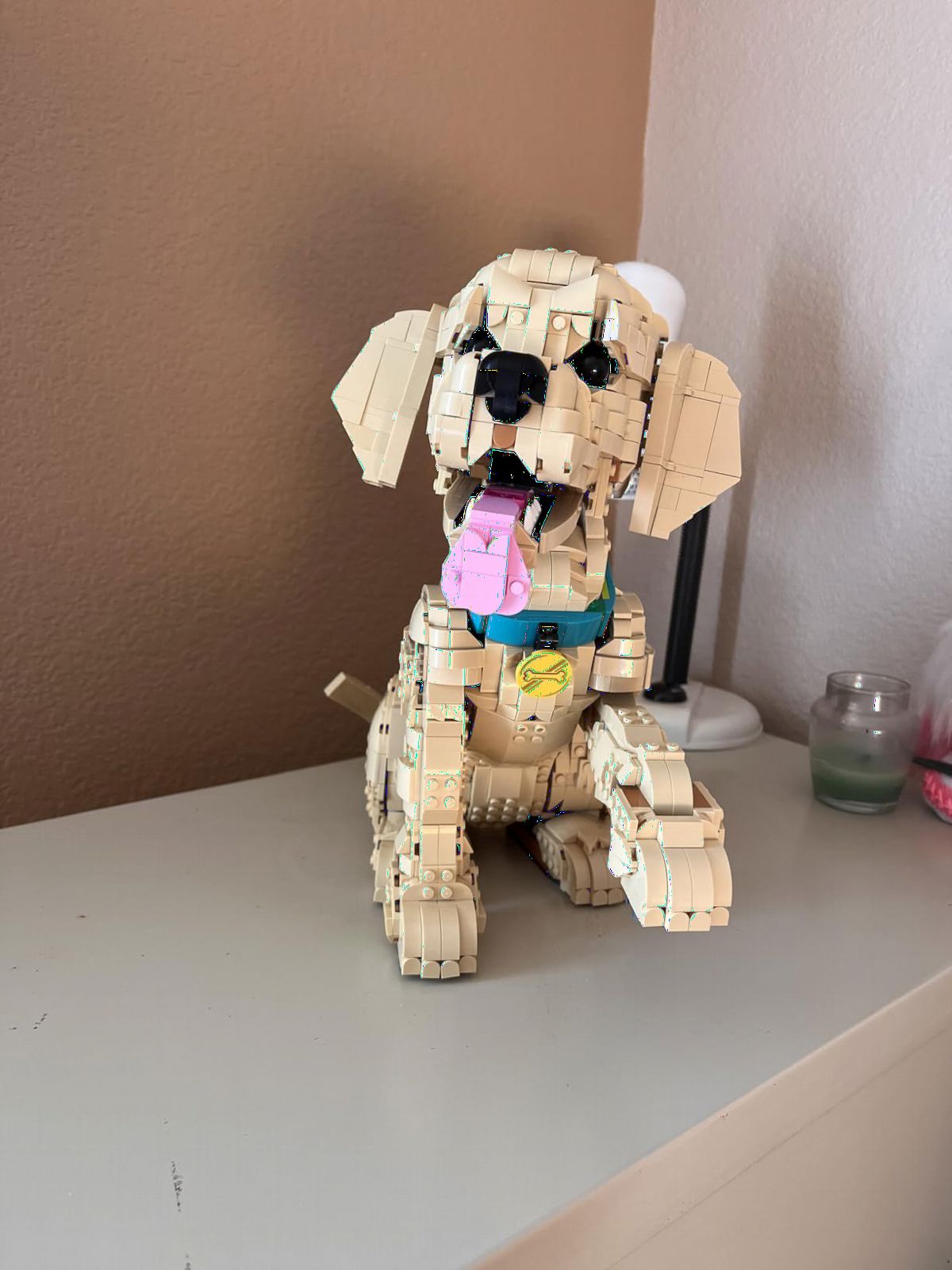 Icons Golden Retriever Puppy Building Set for Adults, Ages 18+ - Gift for Birthdays - Decor for Home, Bedroom, or Book Shelf - Posable Dog Figure - 11384 customer photo 1