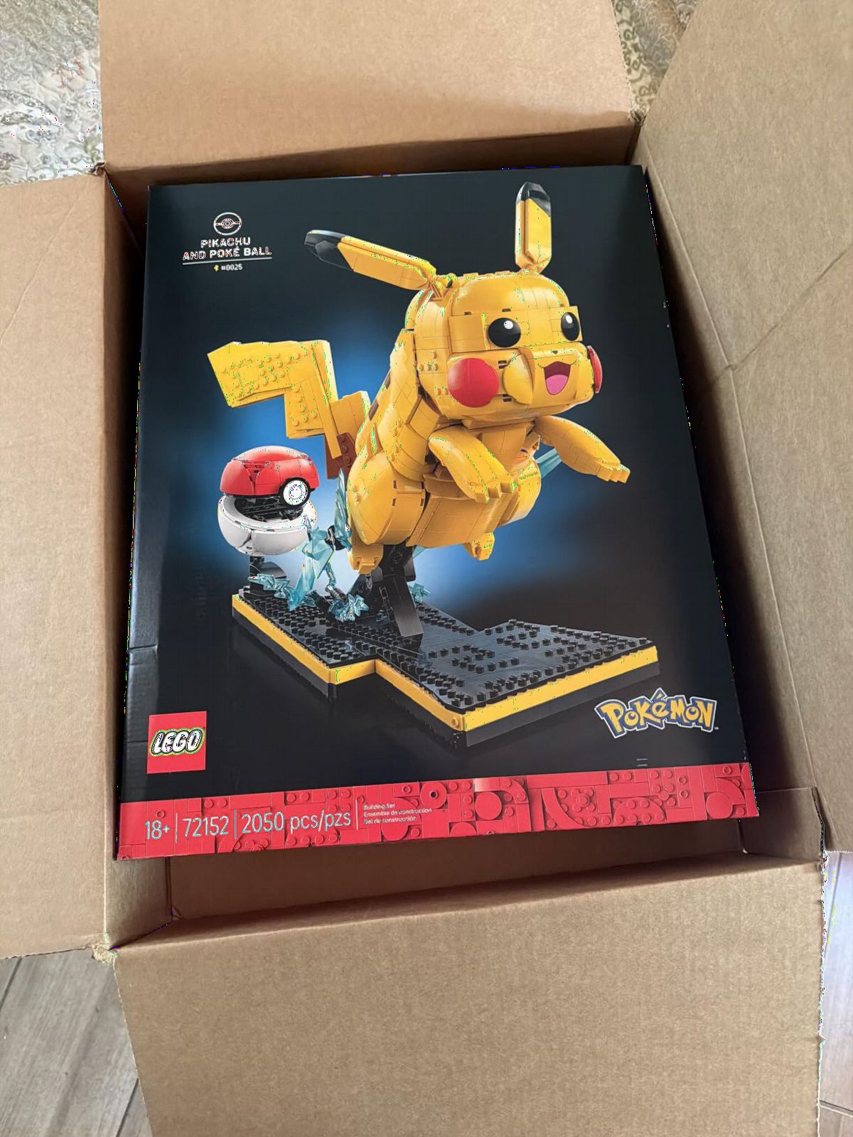 Pokemon Pikachu and Poke Ball - Collectible Building Sets for Adults, Ages 18+ - Pokemon Figure for Display - Desk, Shelf or Office Decor - Gift for Men & Women - 72152 customer photo 2