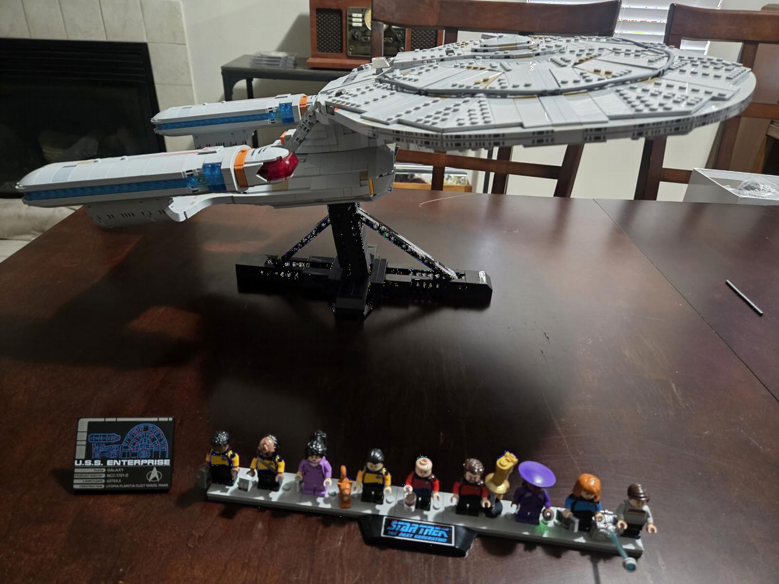 LEGO Icons Star Trek: U.S.S. Enterprise NCC-1701-D Collectible Building Sets for Adults - Room or Office Decor for Men & Women, Ages 18+ - Star Trek Gifts for Fans - 10356 customer photo 1