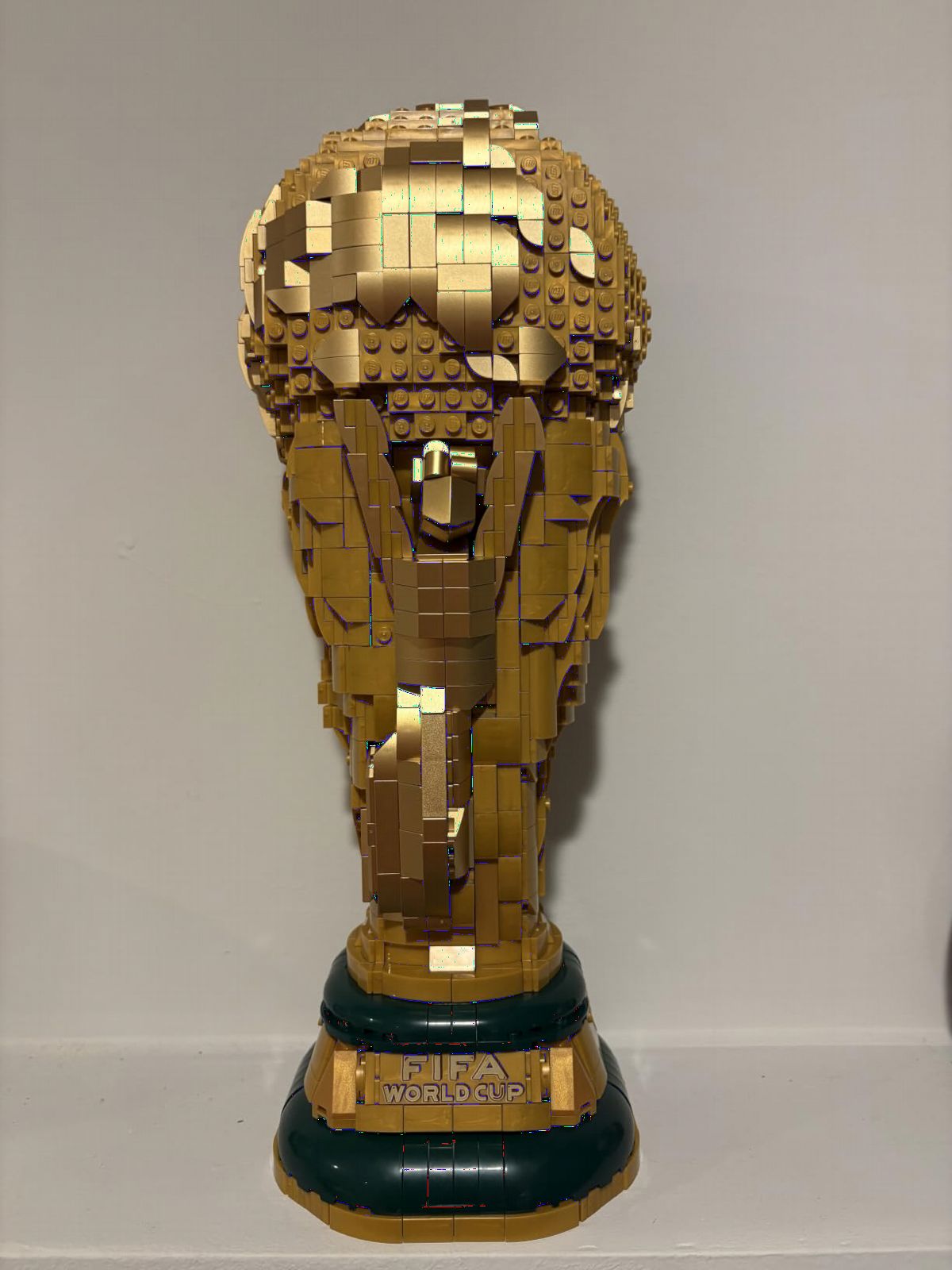 LEGO Editions FIFA World Cup Official Trophy Building Set - Kit for Display in Bedroom, Home Office, Book Shelf - Soccer Fans Collectible - W/World Cup 2026 Minifigure - Gift for Birthdays - 43020 customer photo 2