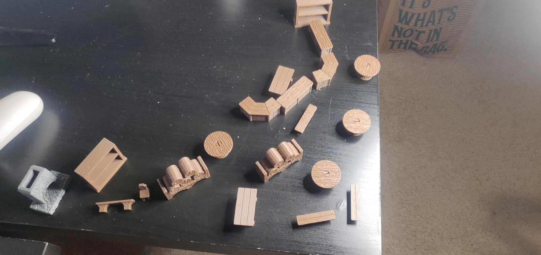Tavern DND Terrain Set - Modular 70 Piece Tabletop Role-Playing Scenery - 28mm Scale, Includes Tavern Pieces & Accessories - Perfect for Dungeons & Dragons, Pathfinder, & RPG Tabletop Games customer photo 1